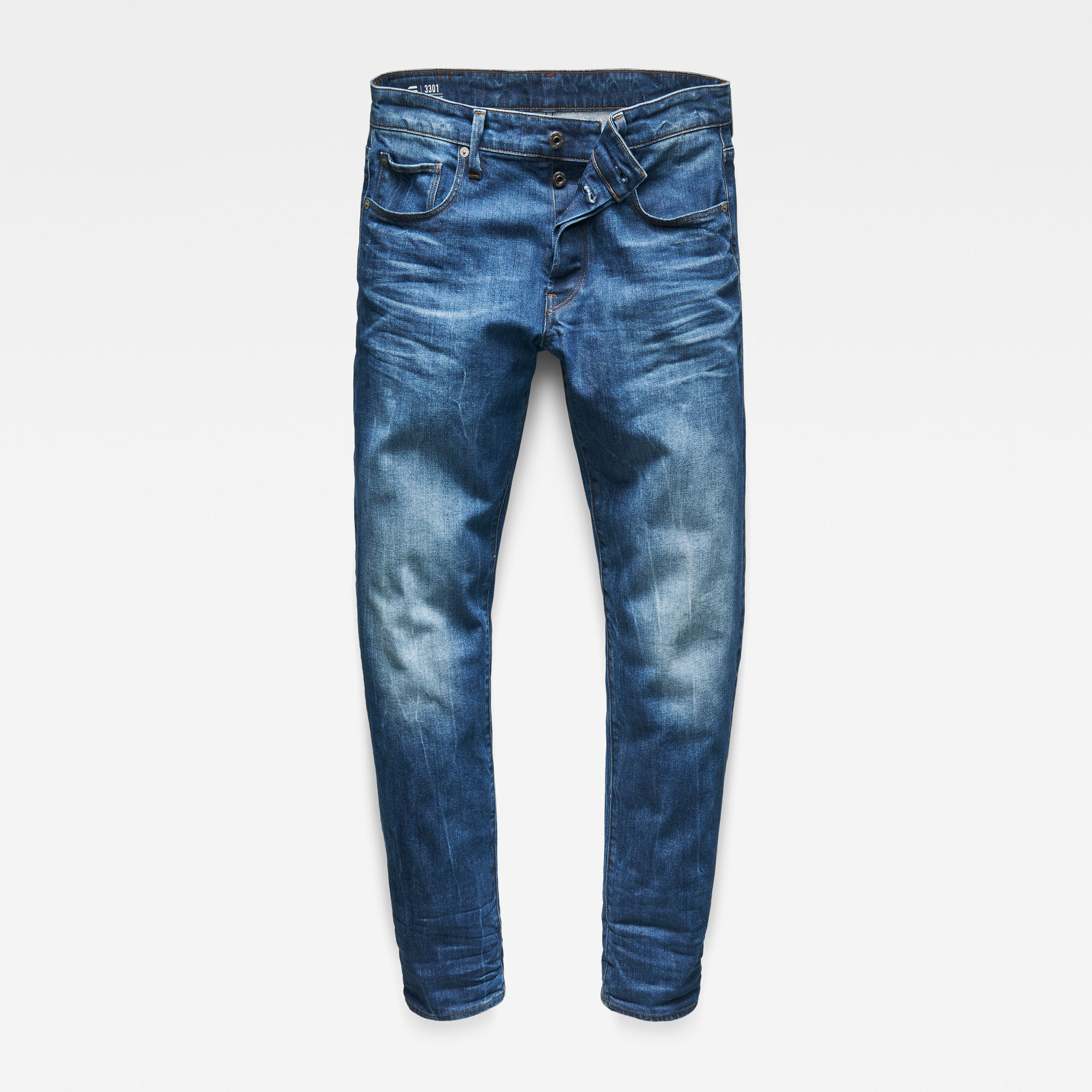 3301 Regular Straight Jeans | Medium blue | G-Star RAW®