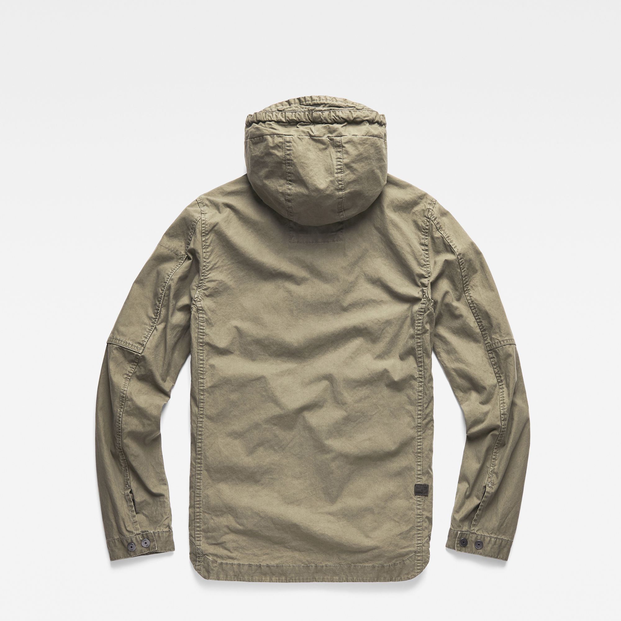 batt hooded overshirt