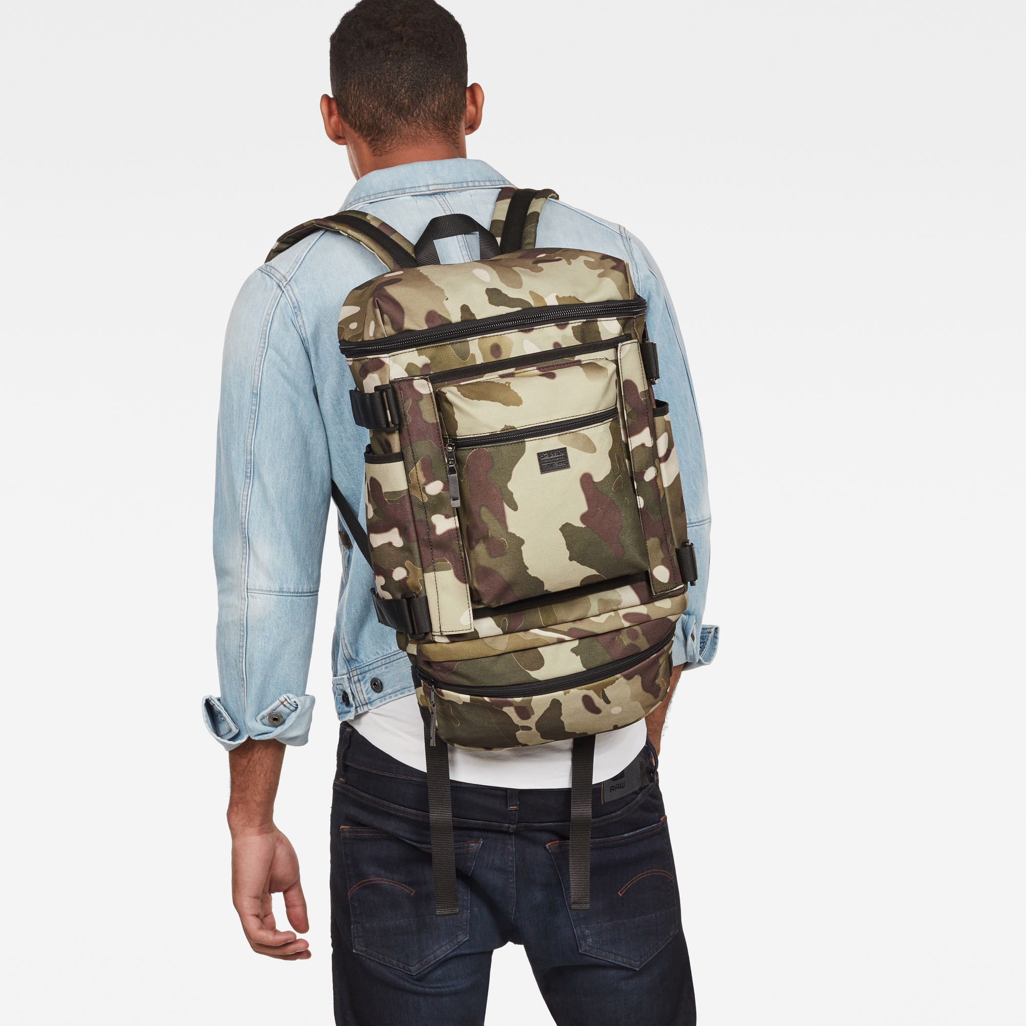 Estan Detachable Backpack Khaki/Spring Green Ao GStar RAW®