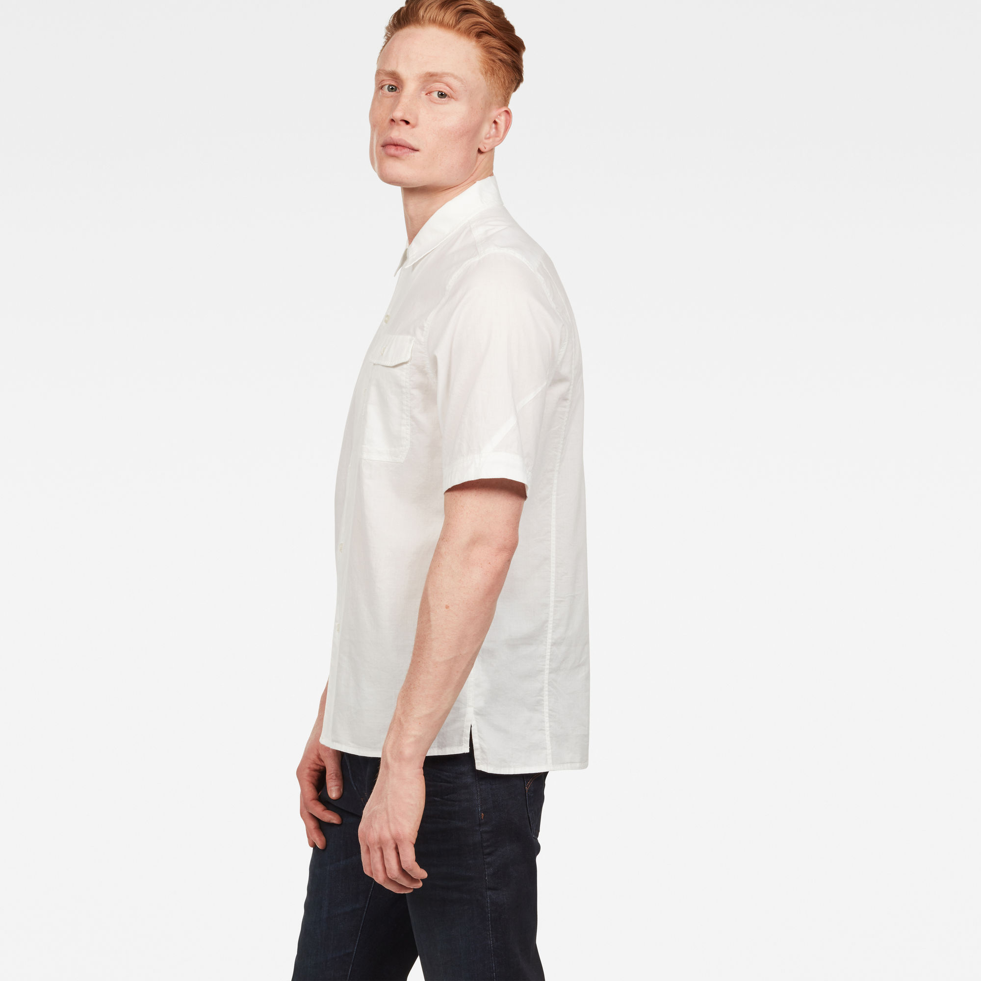 XPO Straight Service Shirt White GStar RAW®