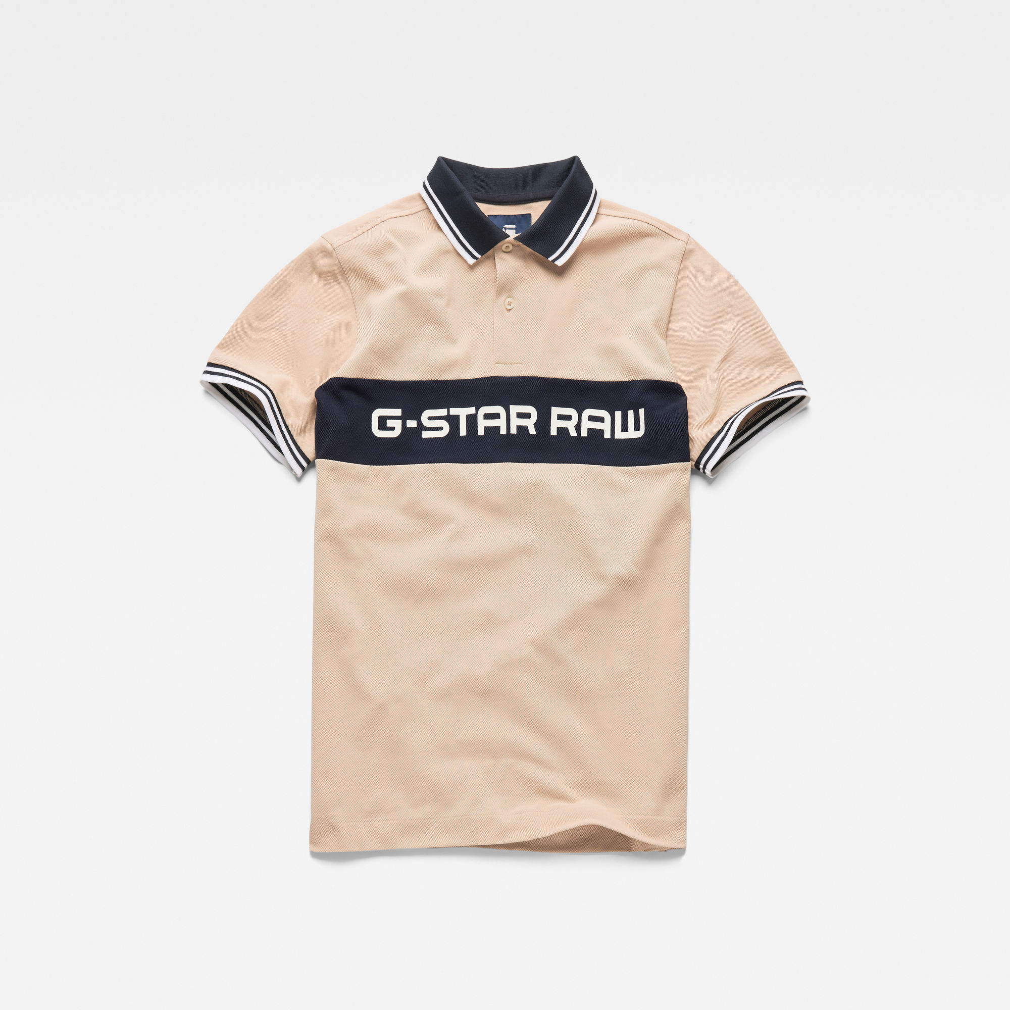 Polo Color Block Slim | lt liquid pink/sartho blue | G ...