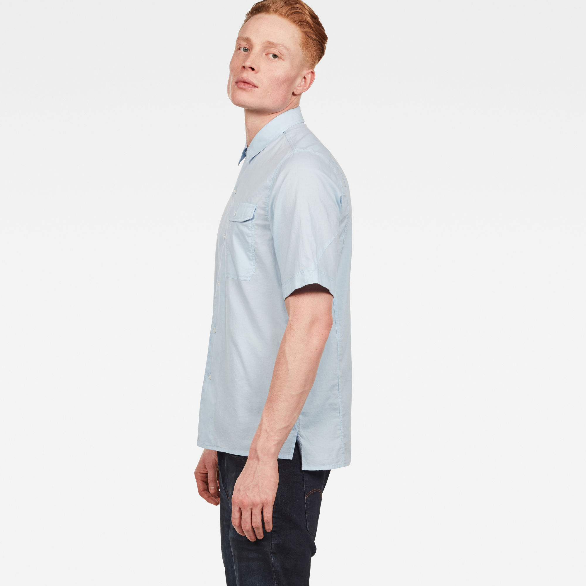 XPO Straight Service Shirt Light blue GStar RAW®