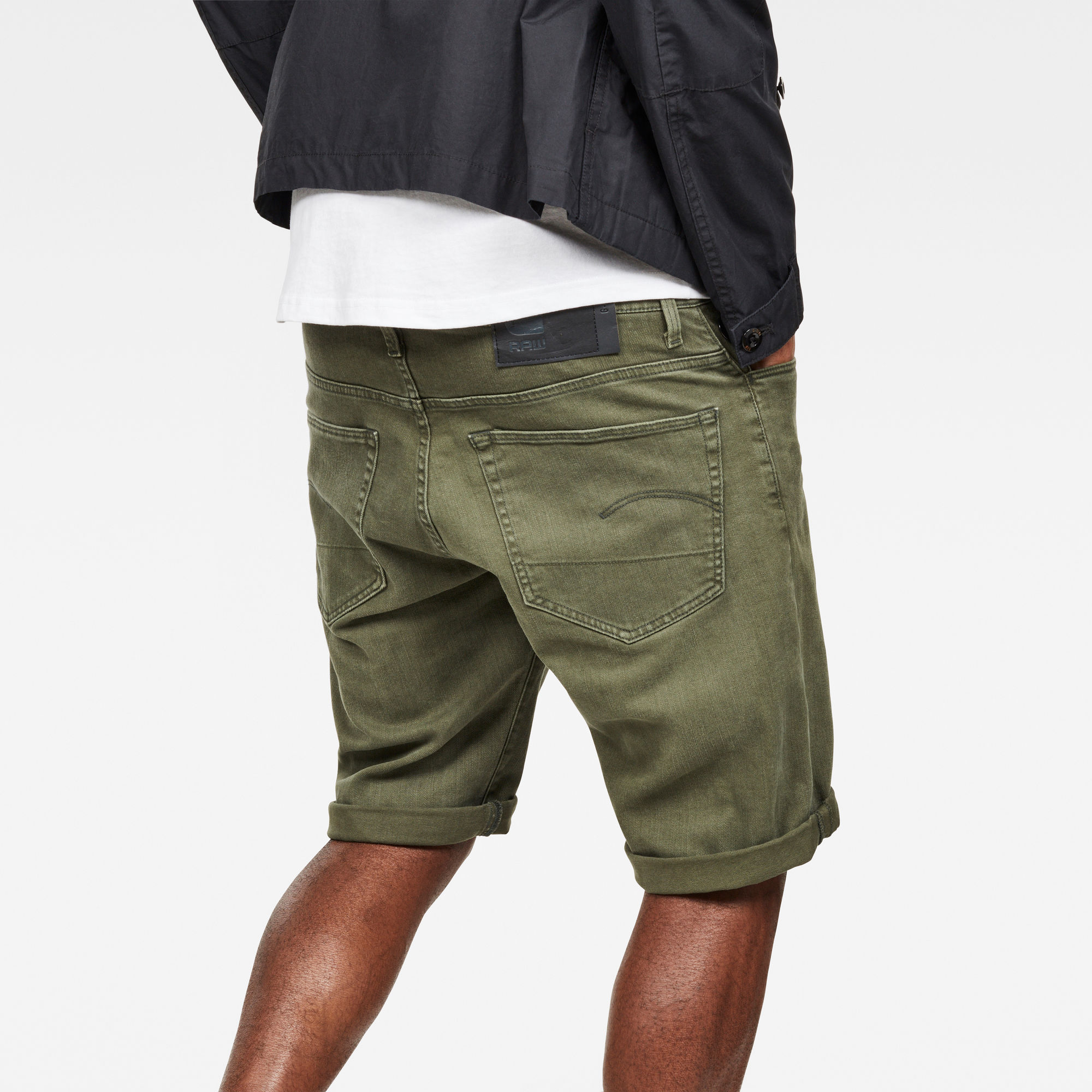 3301 Denim Shorts Green GStar RAW®