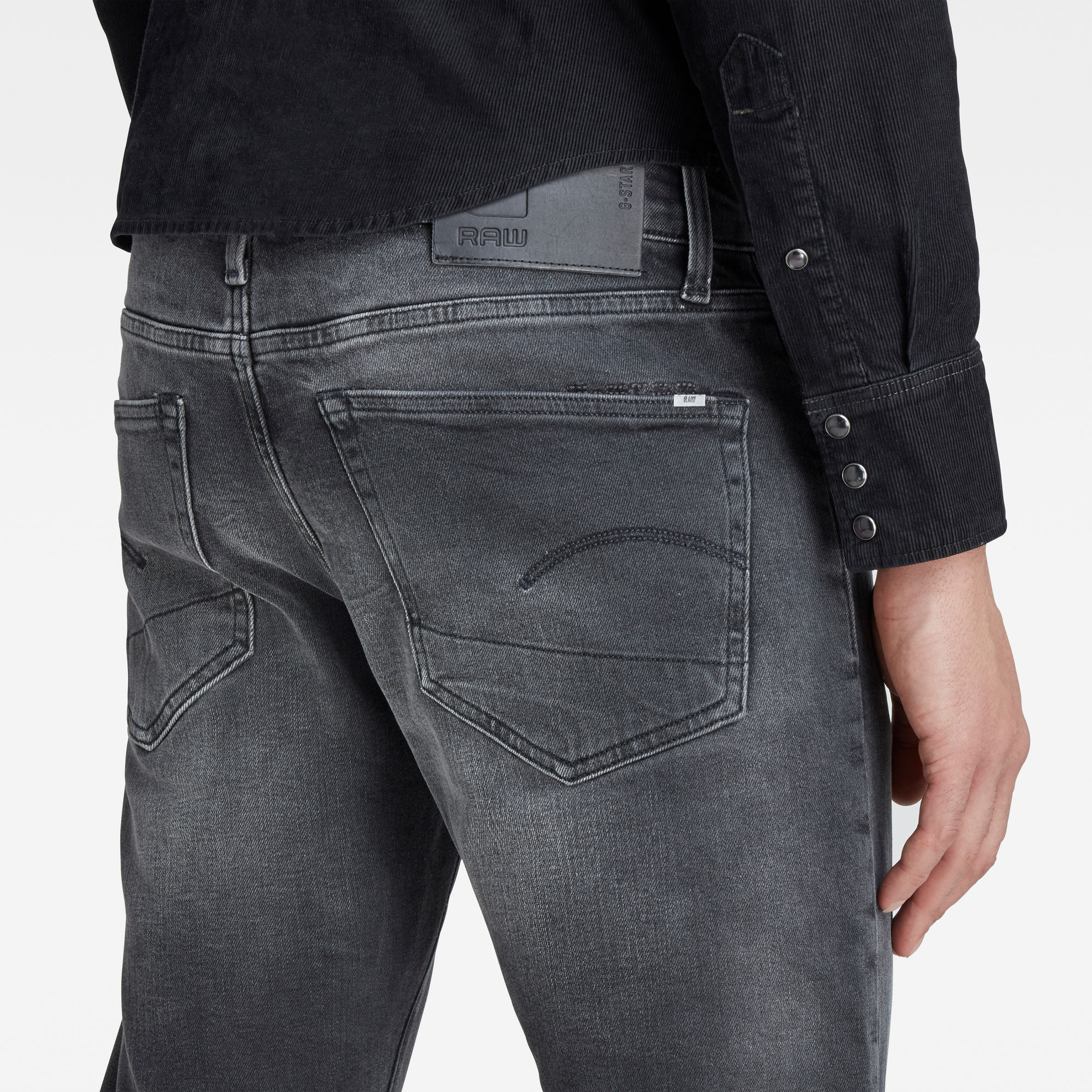 3301 Slim Jeans Antic Charcoal GStar RAW®
