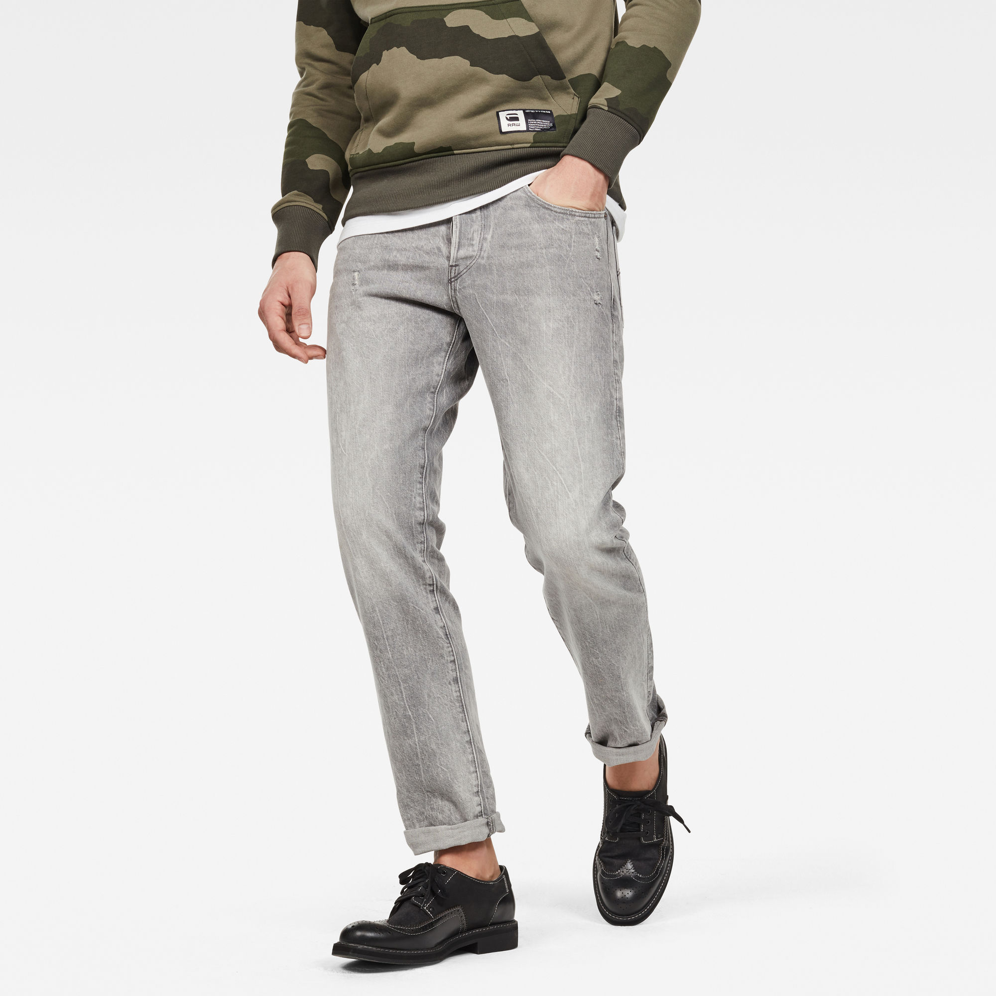 G-STAR RAW Herren Jeans 3301 Straight Fit - Klassische Denim Jeans Mit Stretch