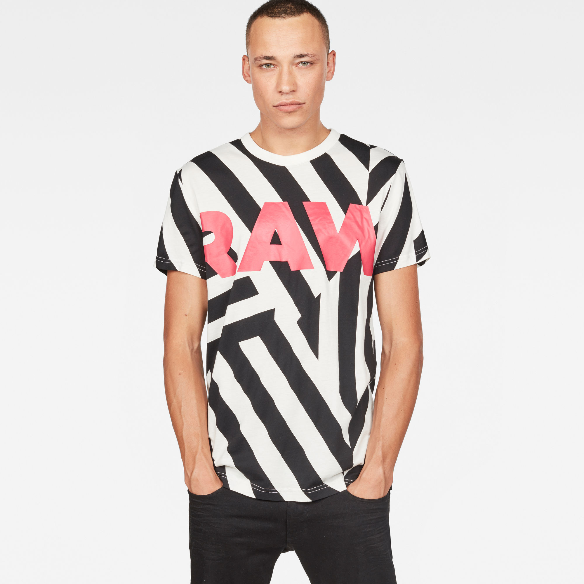 Dazzle Camouflage X25 Print T-Shirt | Black | G-Star RAW®