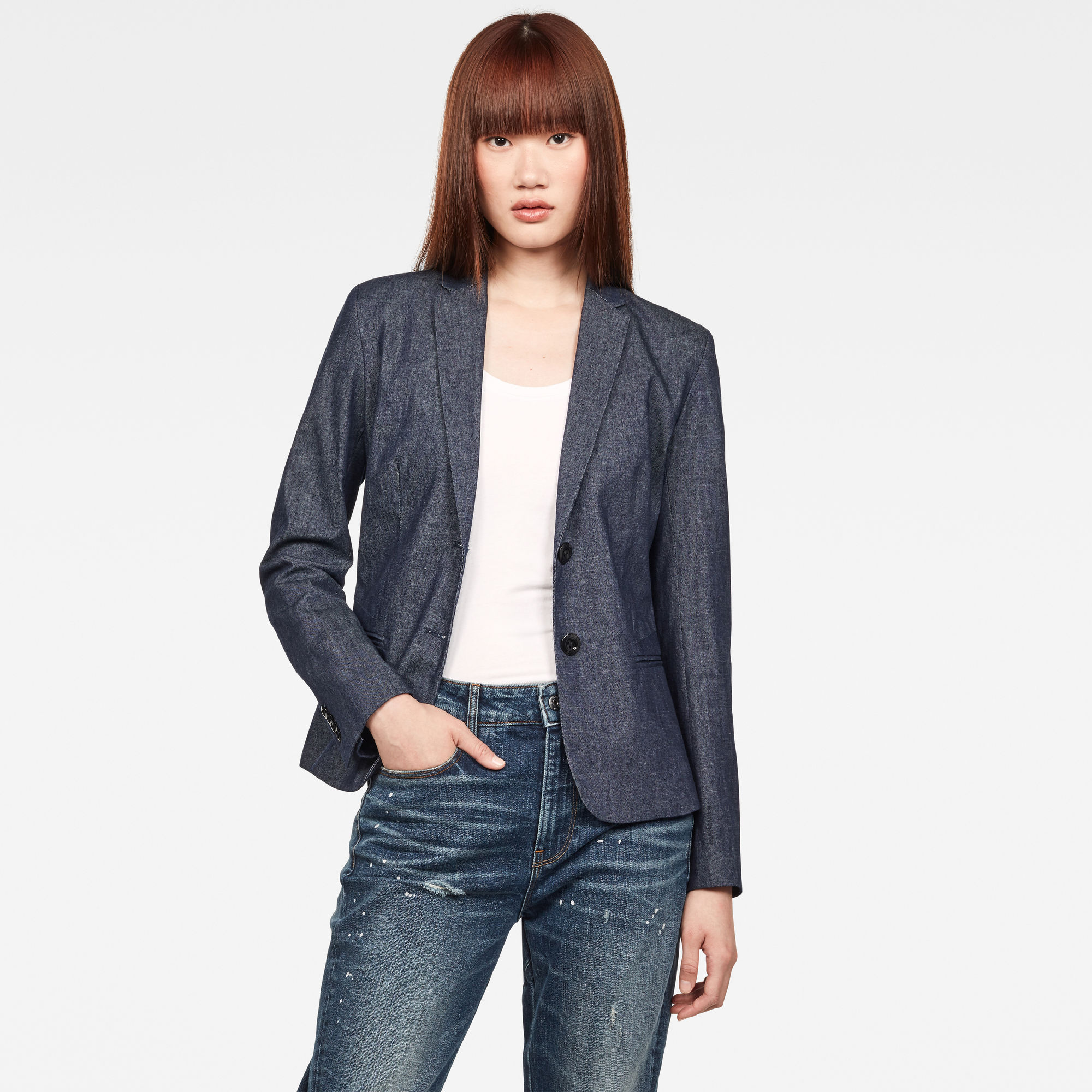 Classic Slim Blazer | Dark blue | G-Star RAW® US