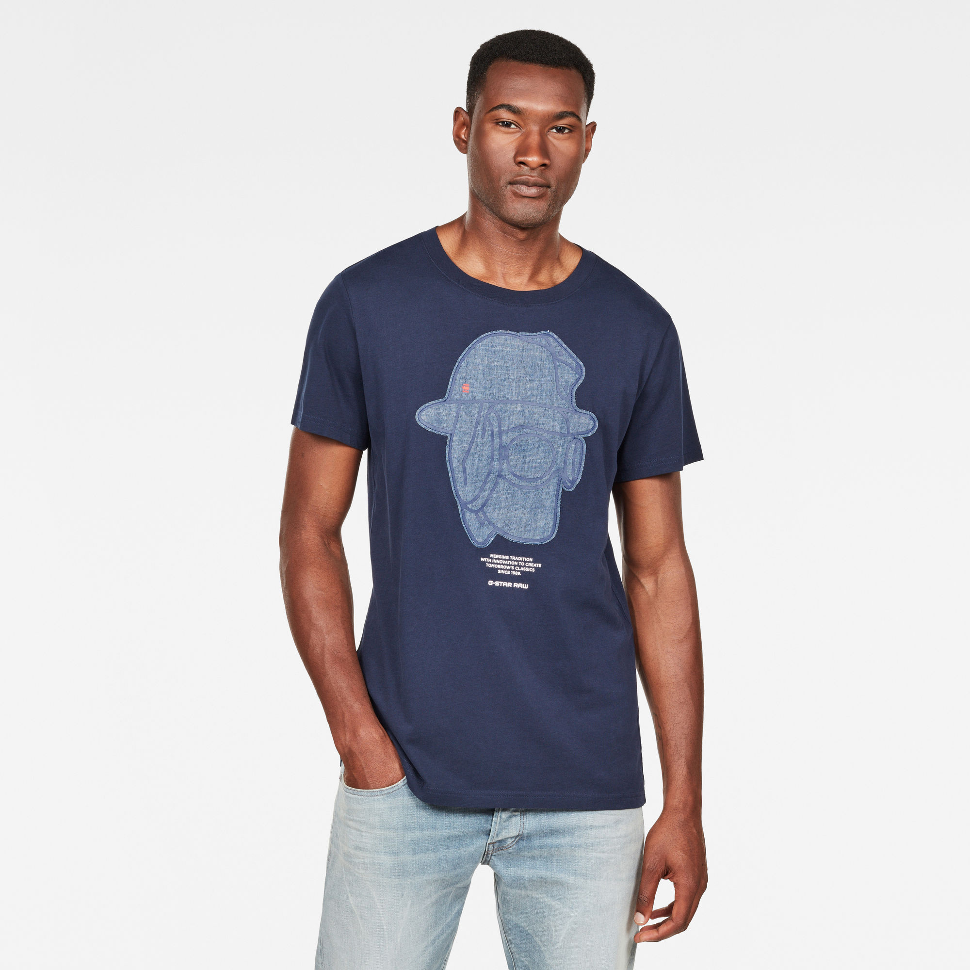 Graphic 10 T-Shirt | Dark blue | G-Star RAW®