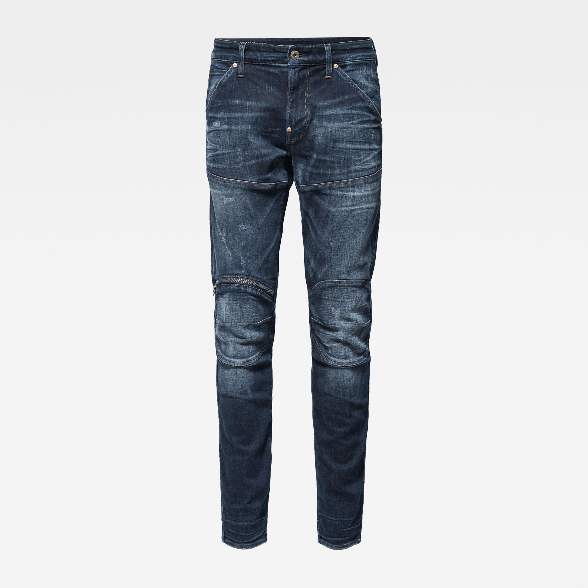 5620 3D Zip Knee Skinny Jeans | Dark blue | G-Star RAW®
