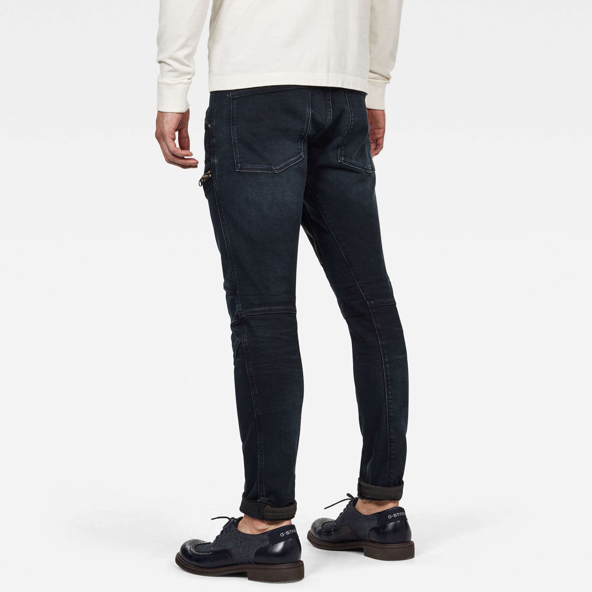 Air Defence Zip Skinny Jeans | Grey | G-Star RAW®