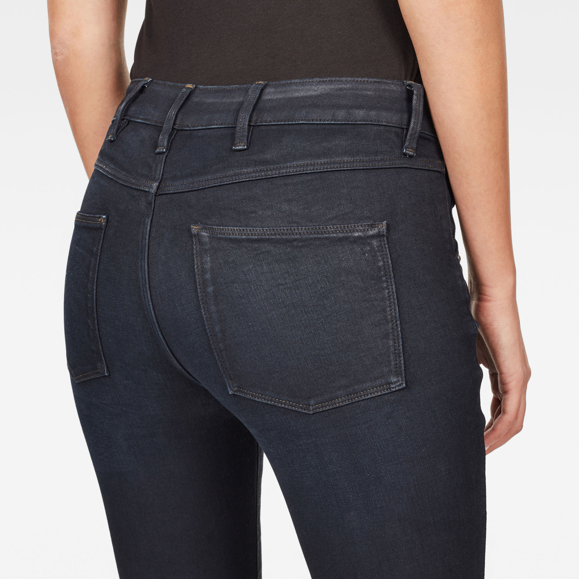 5622 Knee Zip High Skinny Jeans Dark blue GStar RAW®