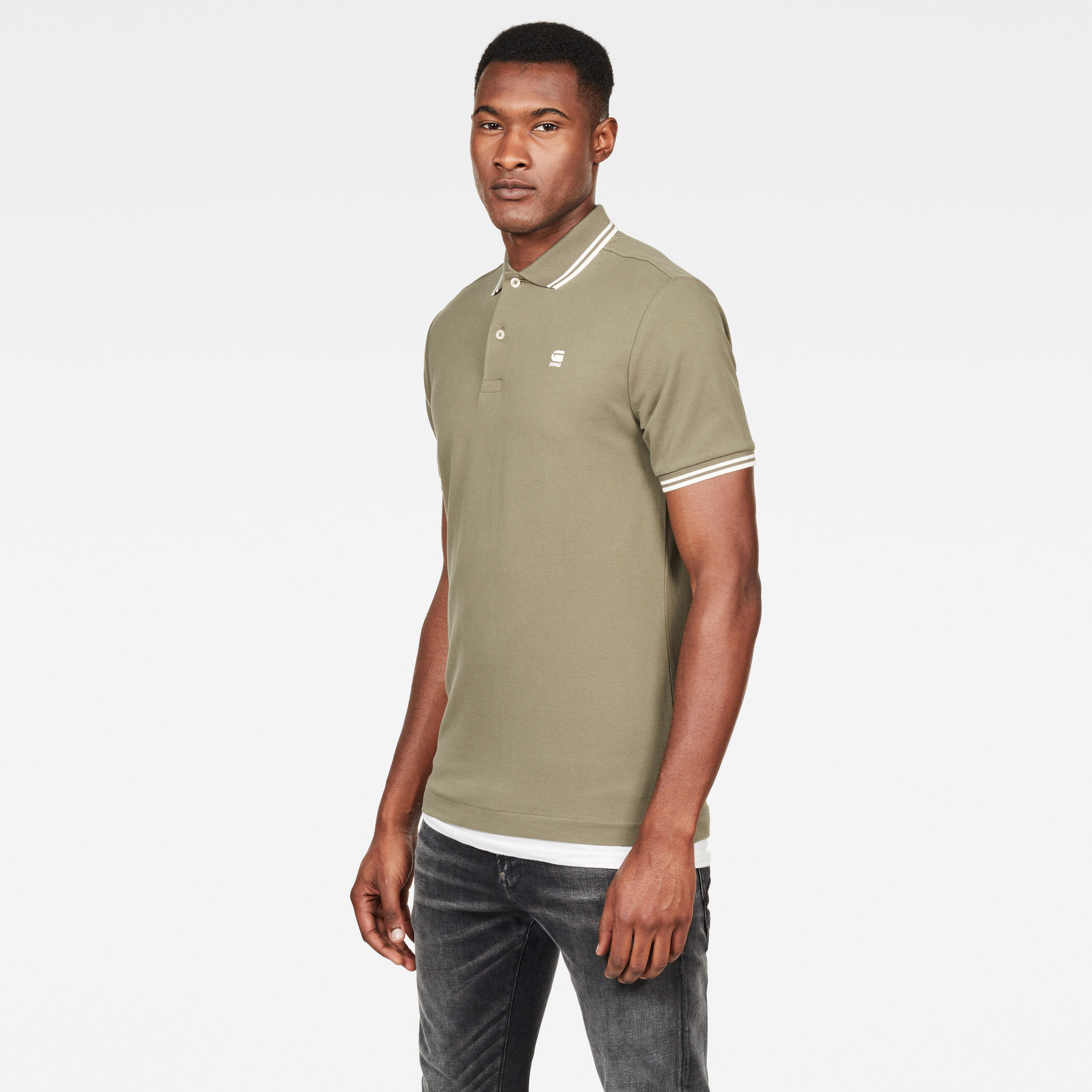 Dunda Slim Polo | Green | G-Star RAW®