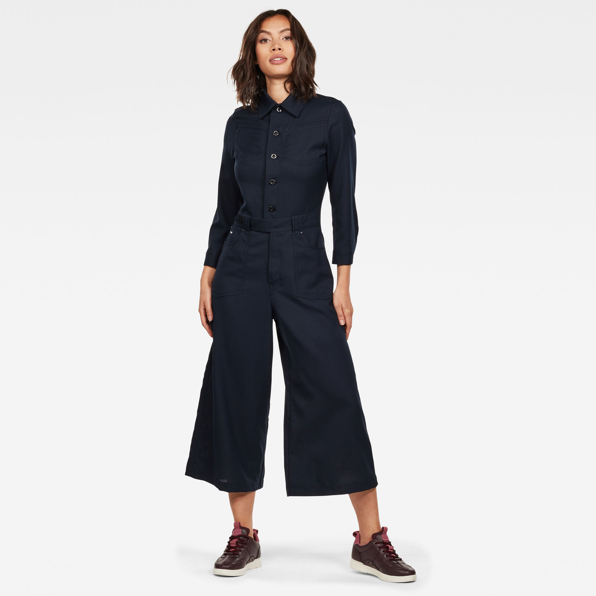 Mellam Culotte Jumpsuit | Dark blue | G-Star RAW® US