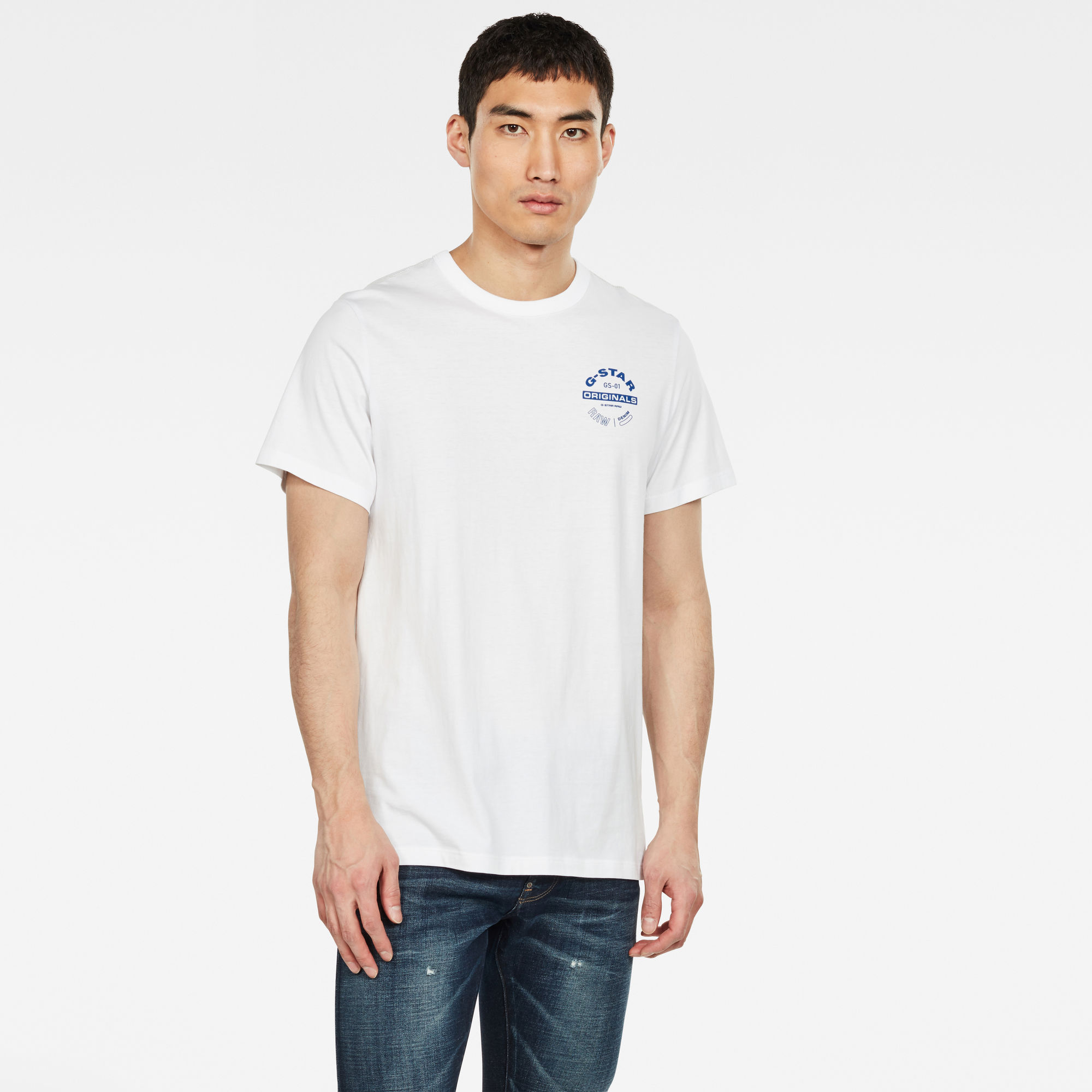 Originals Logo GR T-Shirt | White | G-Star RAW®