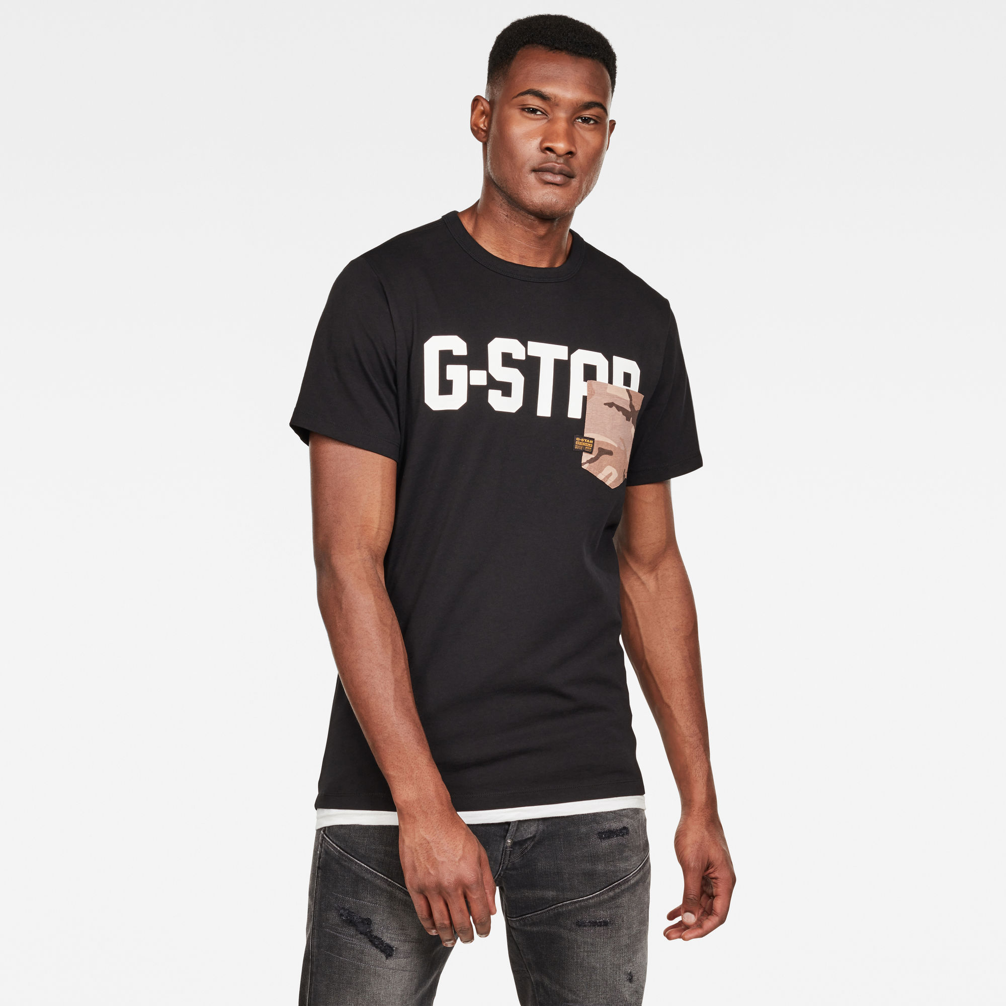 black g star t shirt