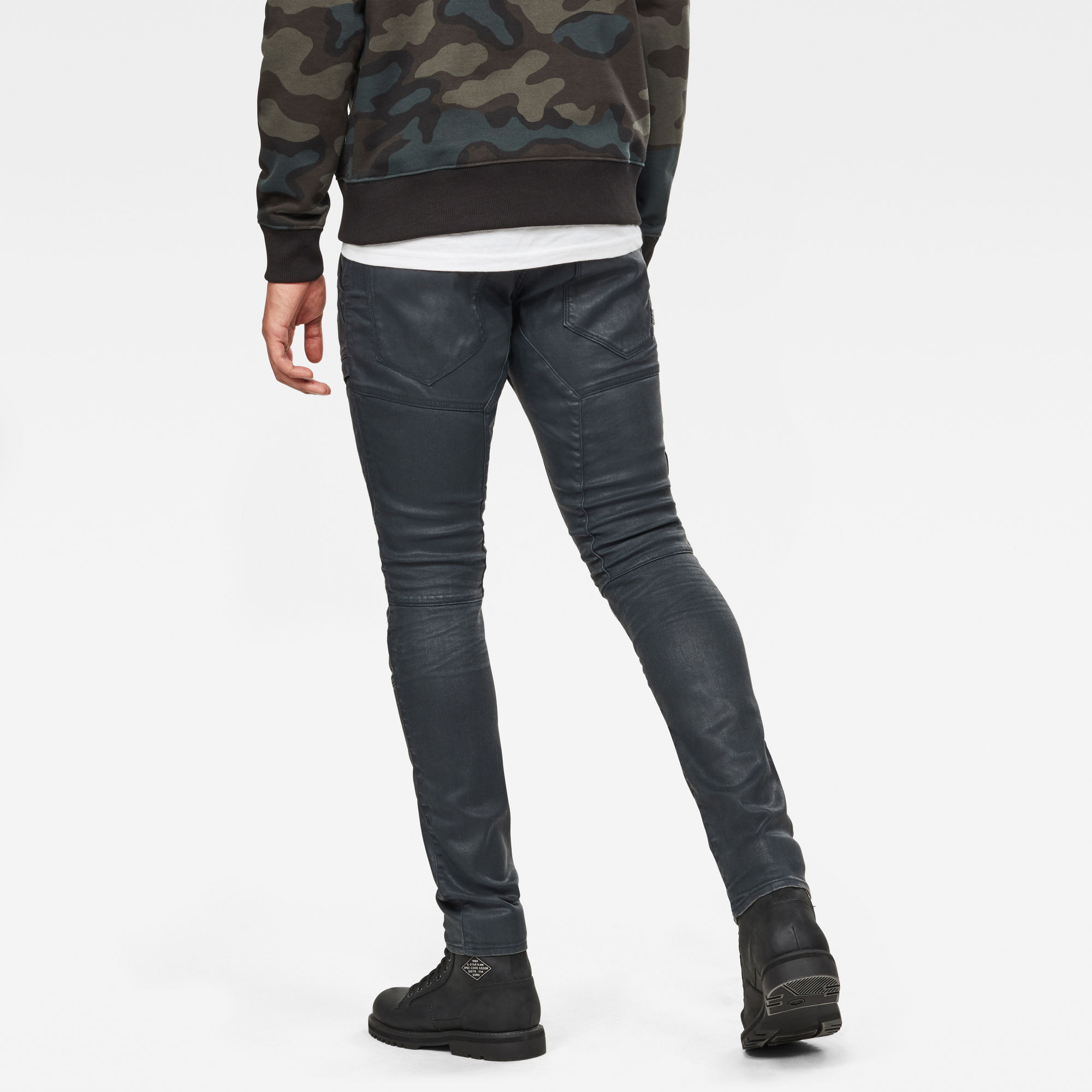 Rackam 3D Skinny Jeans | Waxed Black Cobler | G-Star RAW®