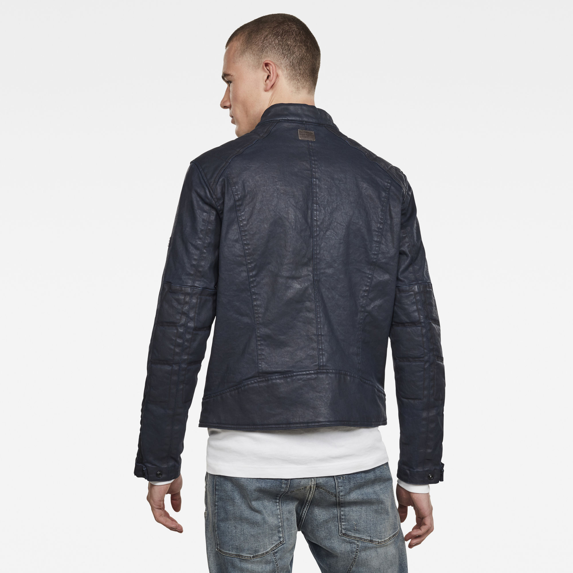 Biker Denim Jacket Dark Blue G Star Raw®