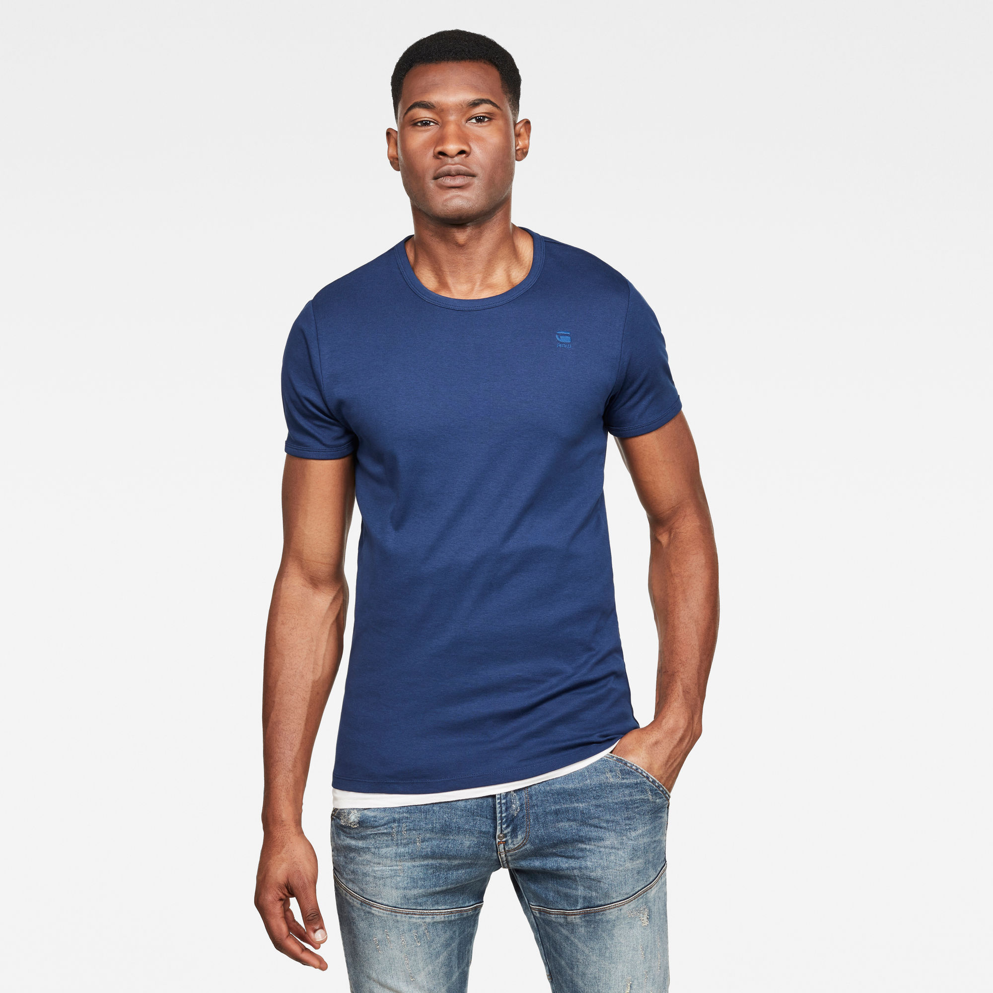 Base T-Shirt | Dark blue | G-Star RAW®