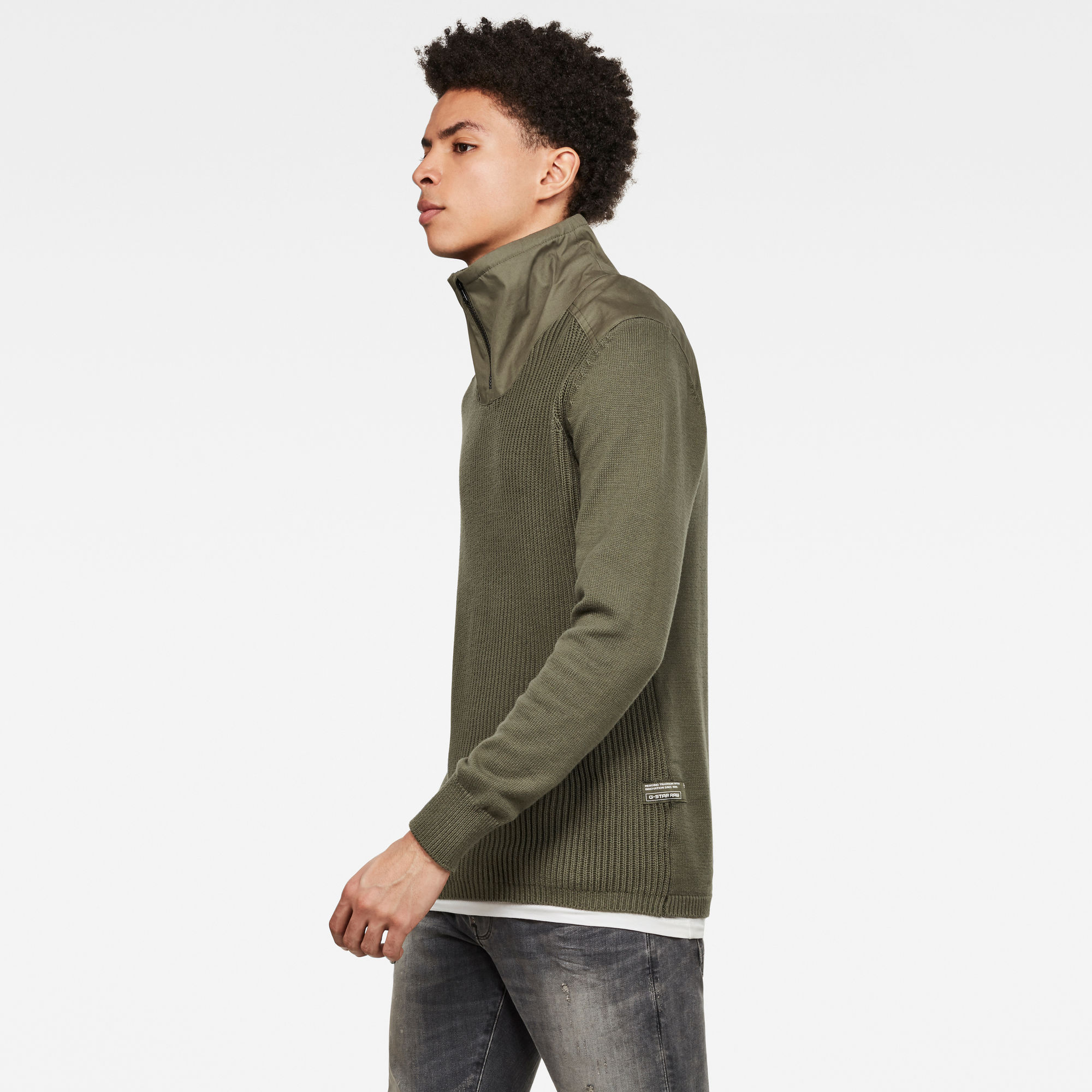 Dast Half Zip Sweater Green GStar RAW®