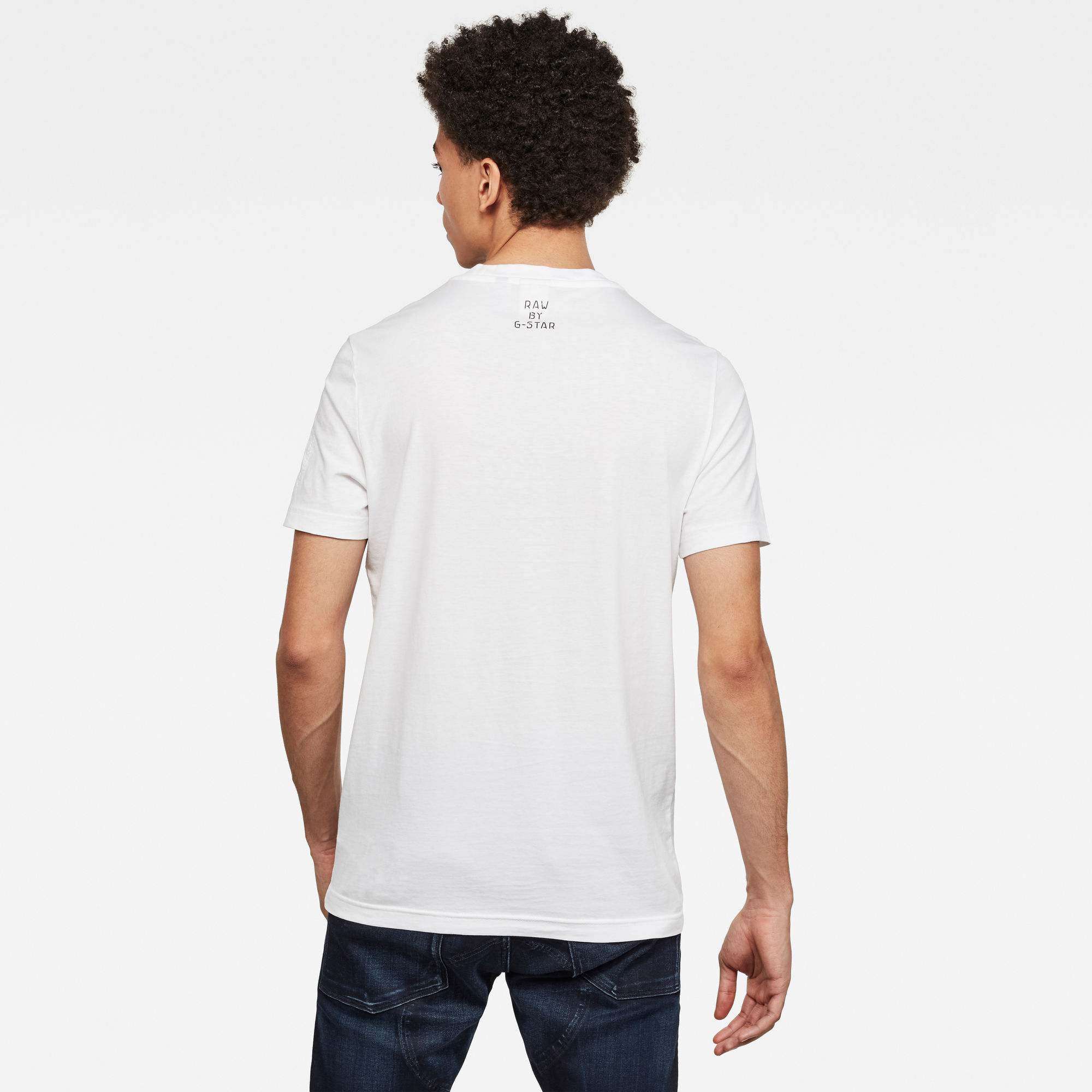 89 Thistle GR Slim T-Shirt | White | G-Star RAW®