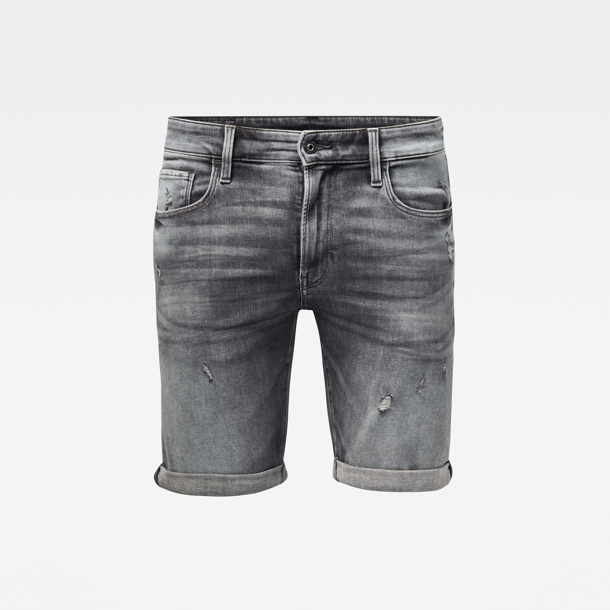 3301 Denim Slim Shorts Black GStar RAW®