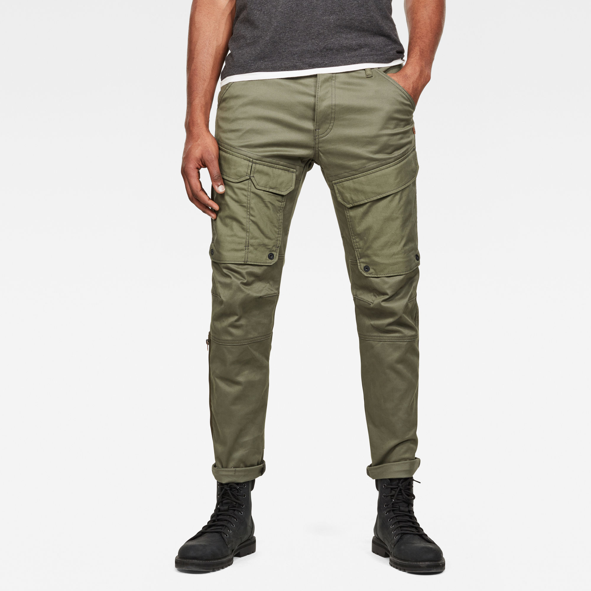 Front Pocket Slim Cargo Pants | Green | G-Star RAW® US