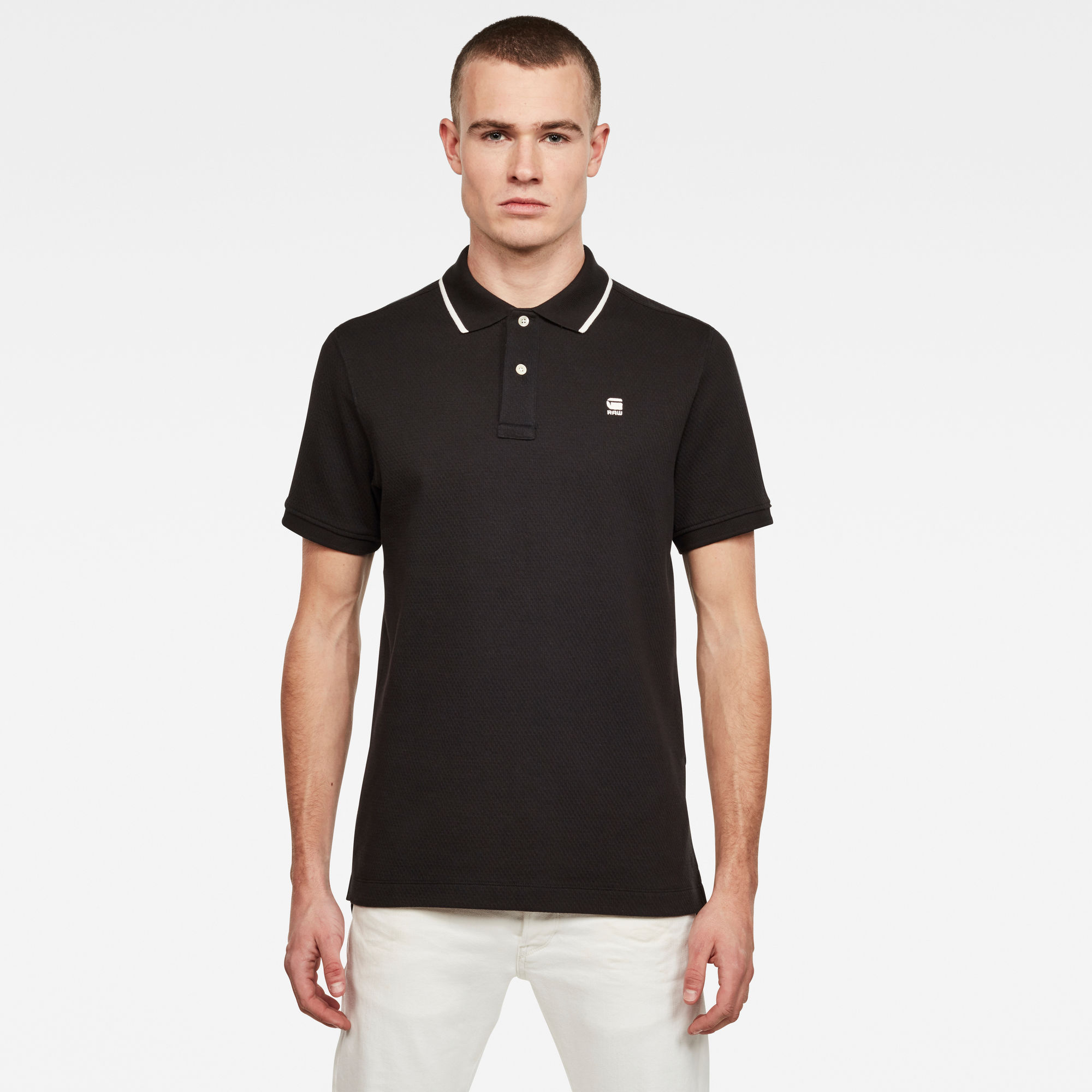 Heavy Jersey Polo | Black | G-Star RAW®