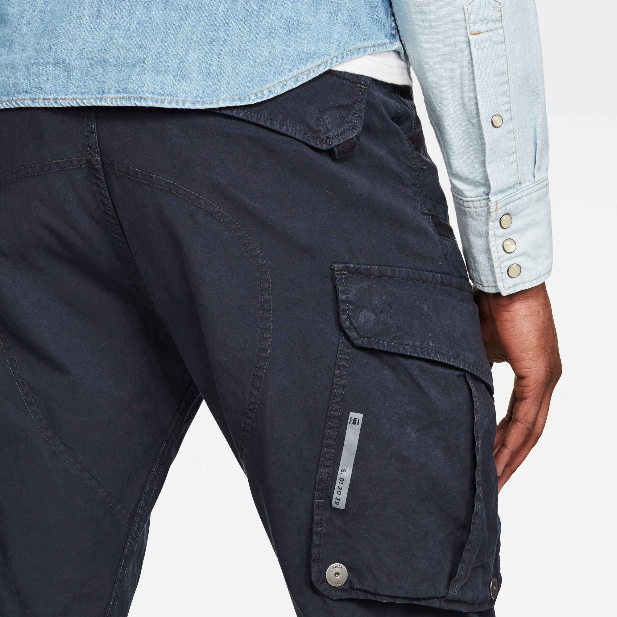 Droner Relaxed Tapered Cargo Pants | Dark blue | G-Star RAW®