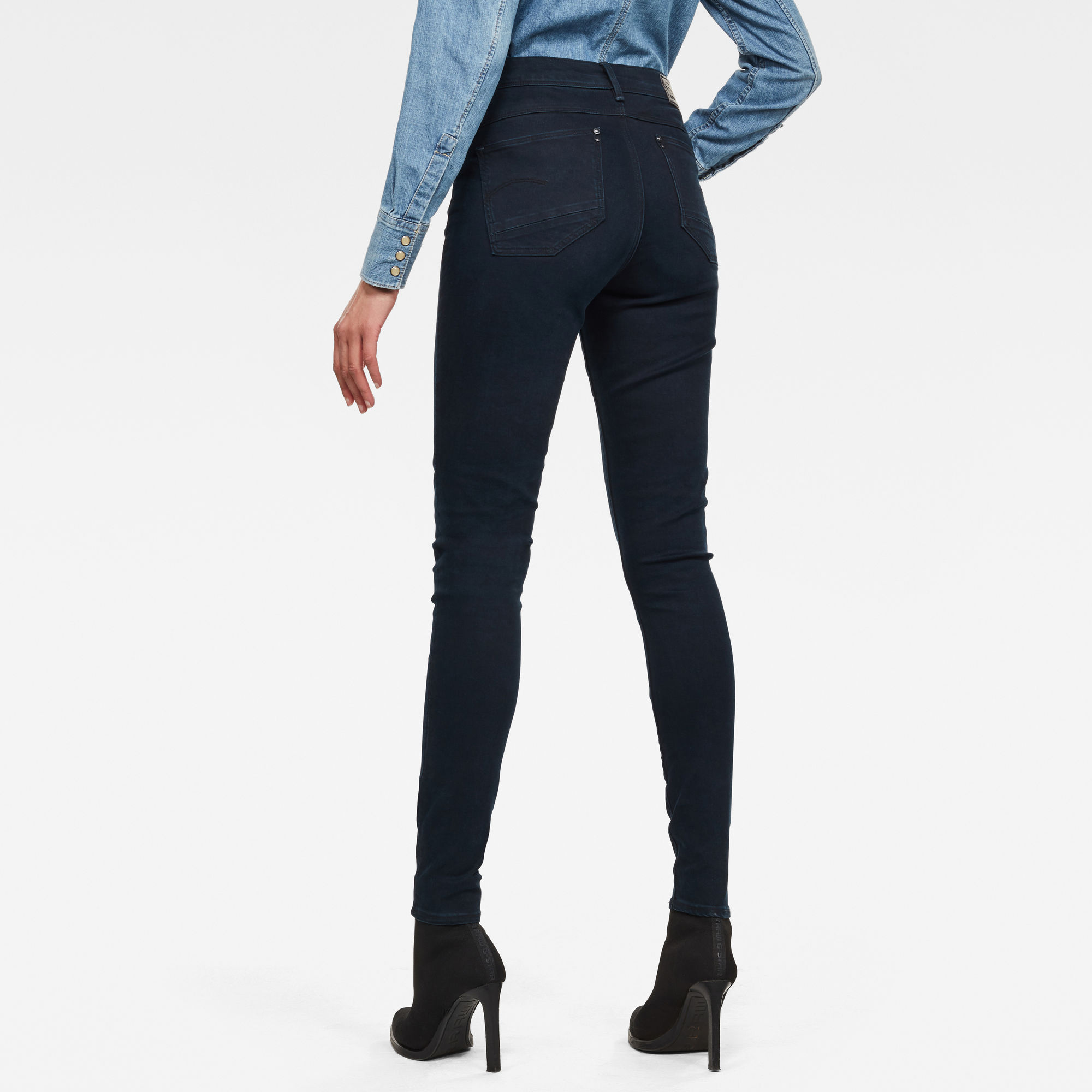 Lhana High Super Skinny Jeans | Dark blue | G-Star RAW®