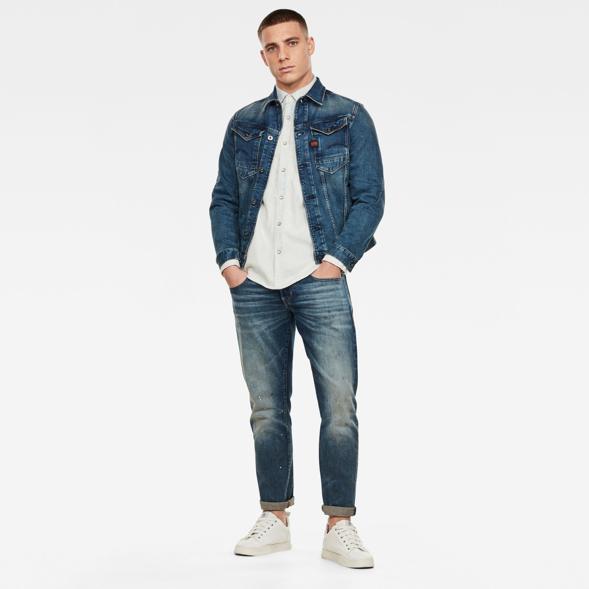 MAX Radar Straight Tapered Jeans | Medium blue | G-Star RAW®