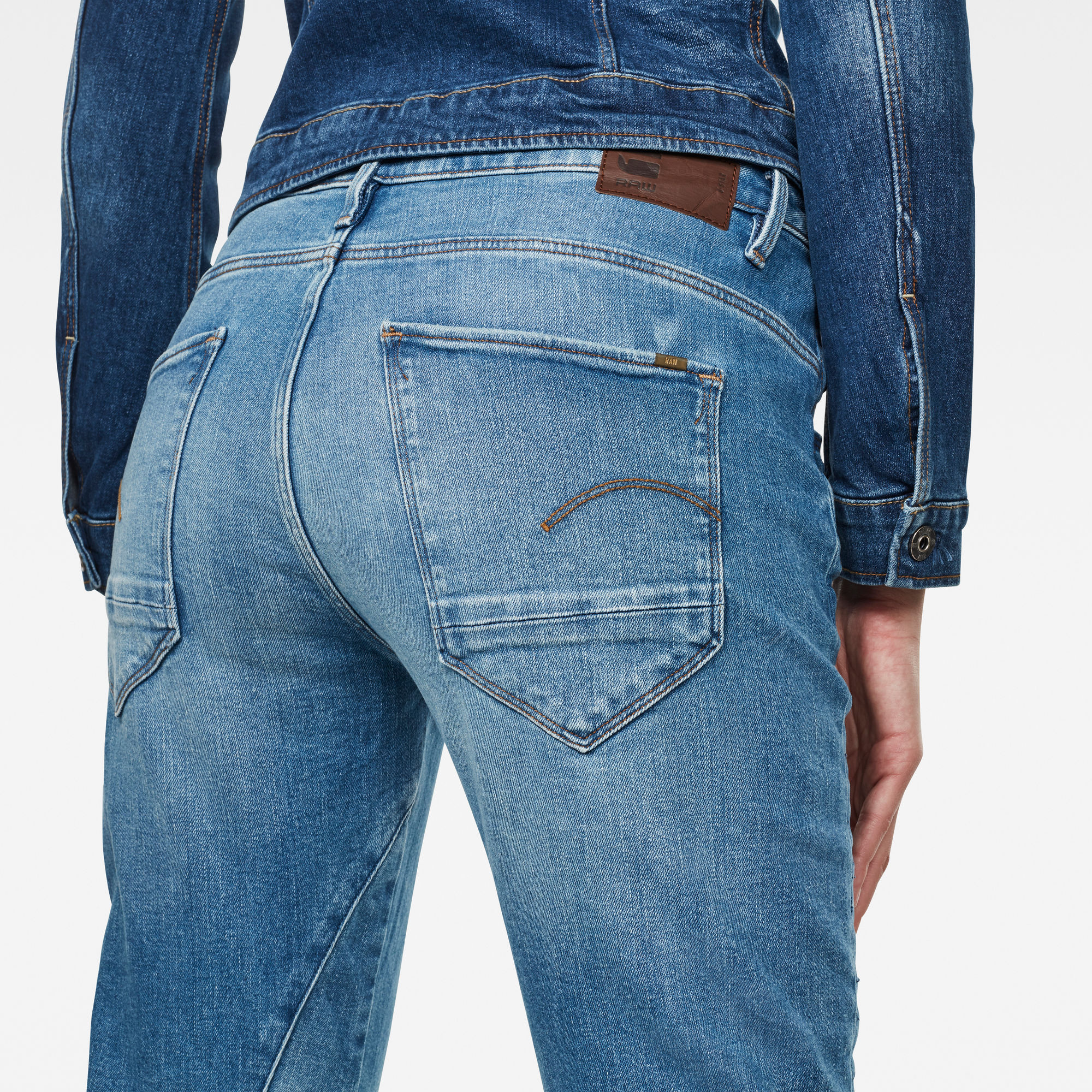 Arc 3D Low Boyfriend Jeans Mittelblau GStar RAW®
