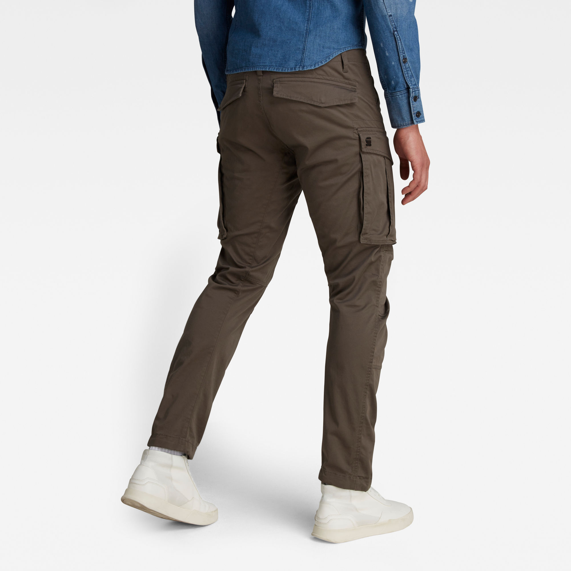 Rovic Zip 3D Straight Tapered Pant | GS Grey | G-Star RAW®