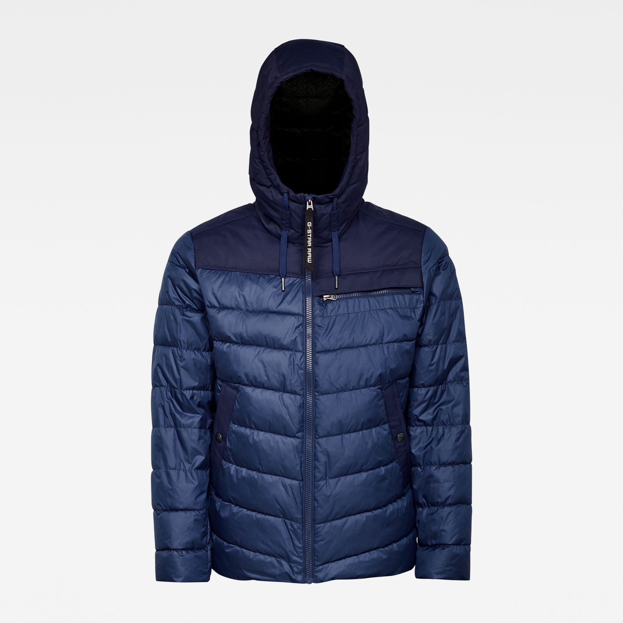 Attacc Quilted Hooded Jacket Dark blue GStar RAW®