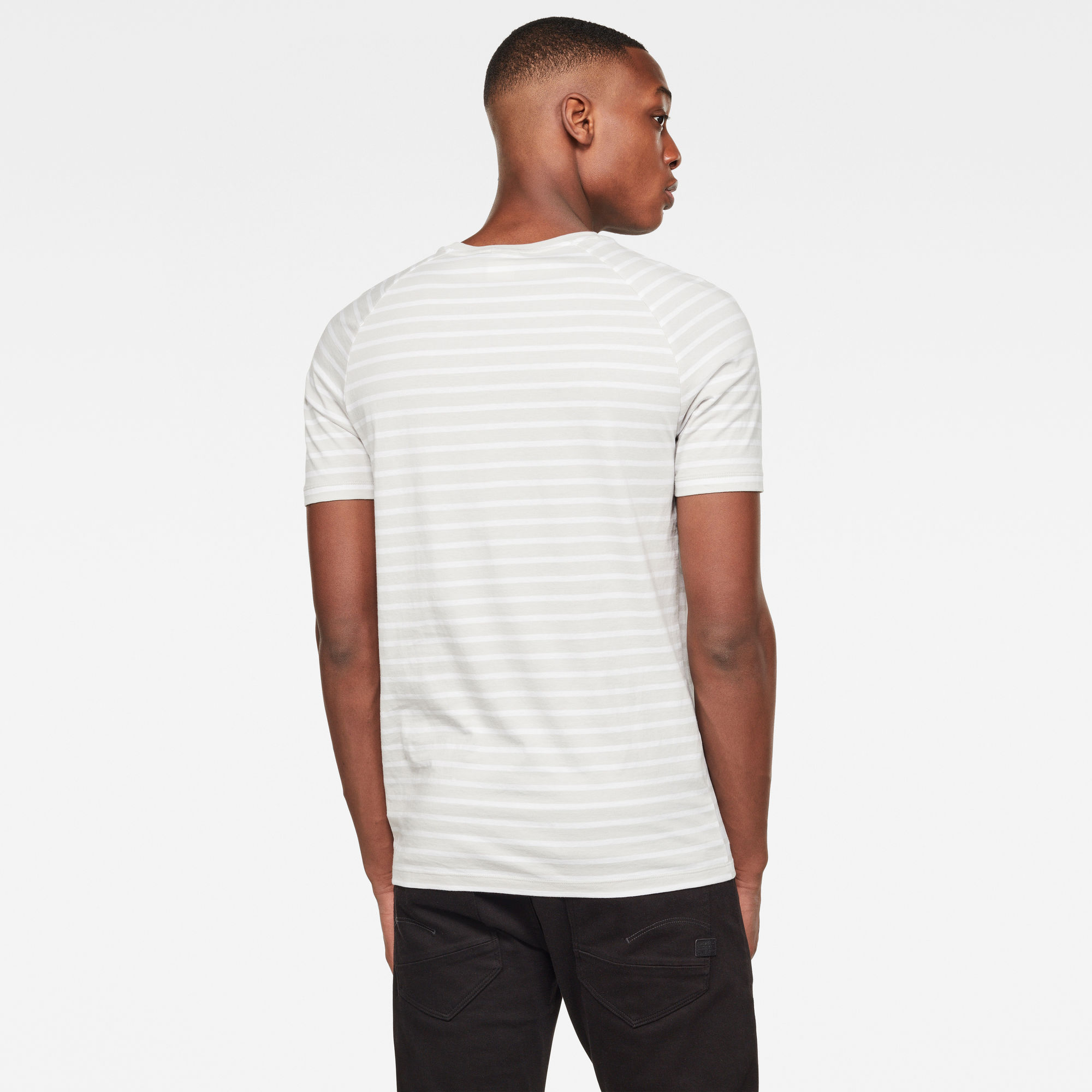 Korpaz Stripe GR Slim T-Shirt | White | G-Star RAW®