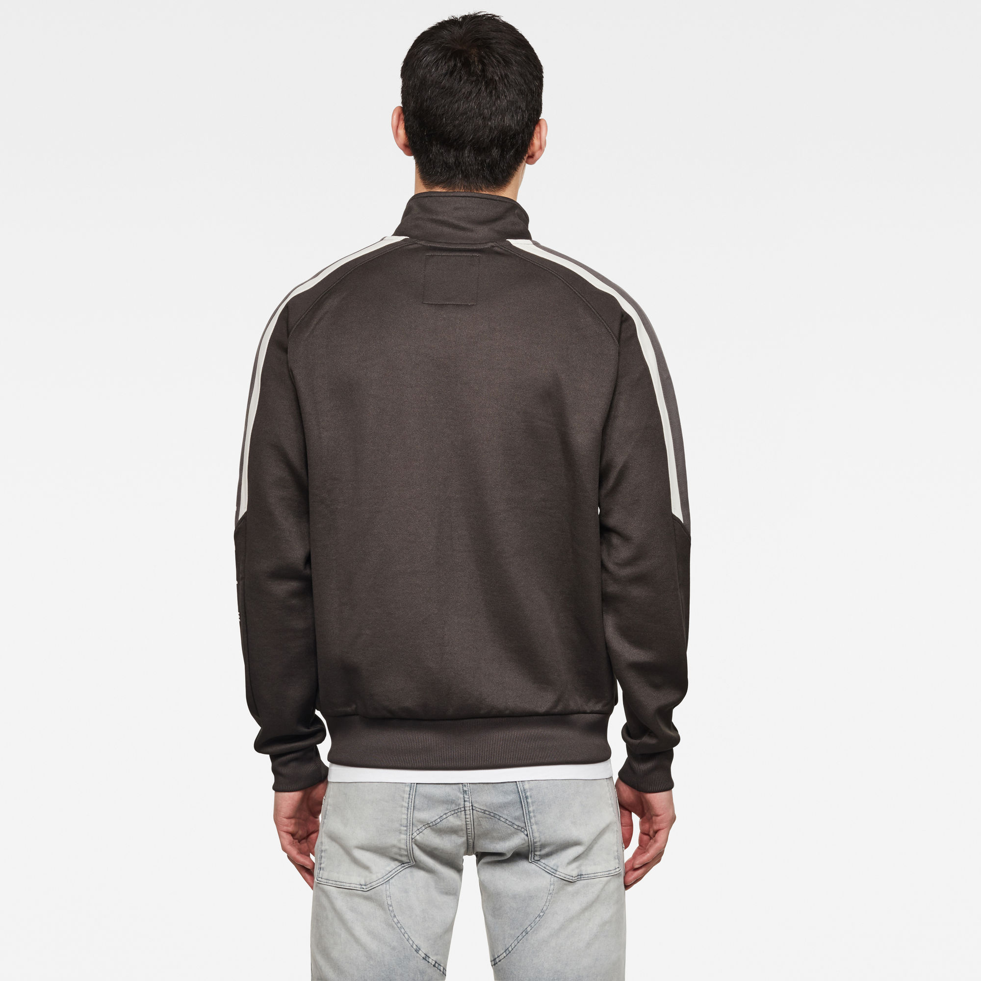 Side Stripe Track Top Sweater | Grey | G-Star RAW®