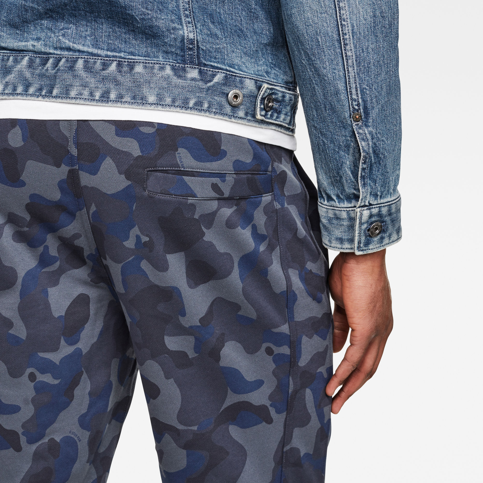 Brush Camo Sweat Shorts Dark blue GStar RAW®