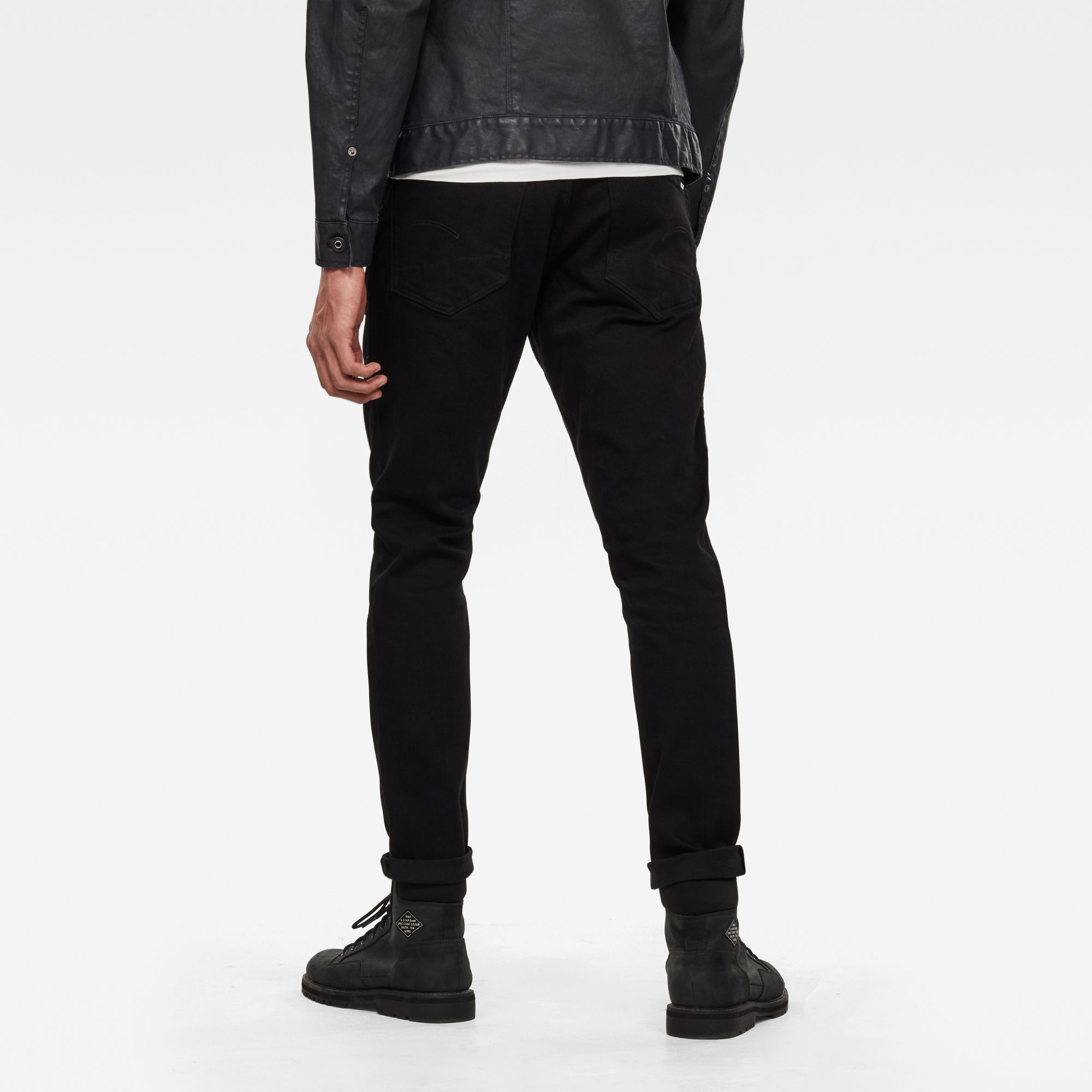 3301 Straight Tapered Jeans | Pitch Black | G-Star RAW®