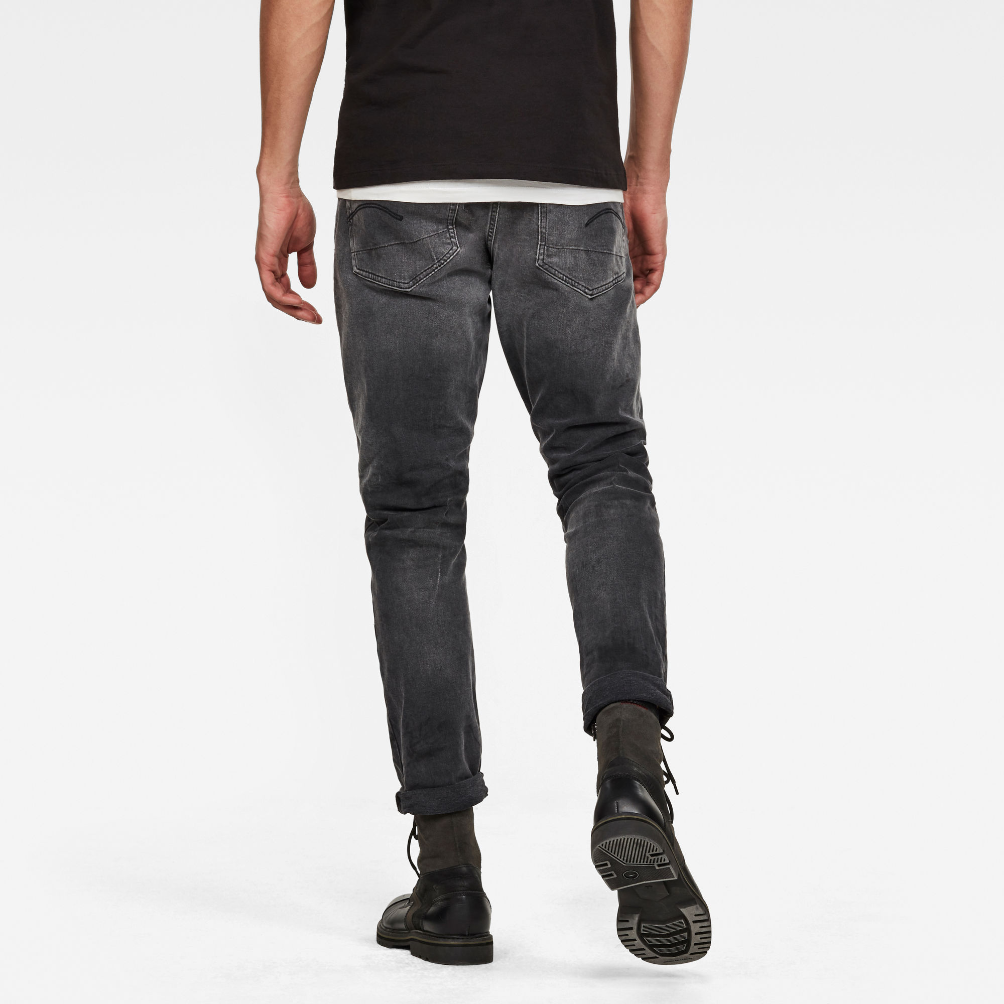 3301 Straight Tapered Jeans Black GStar RAW®