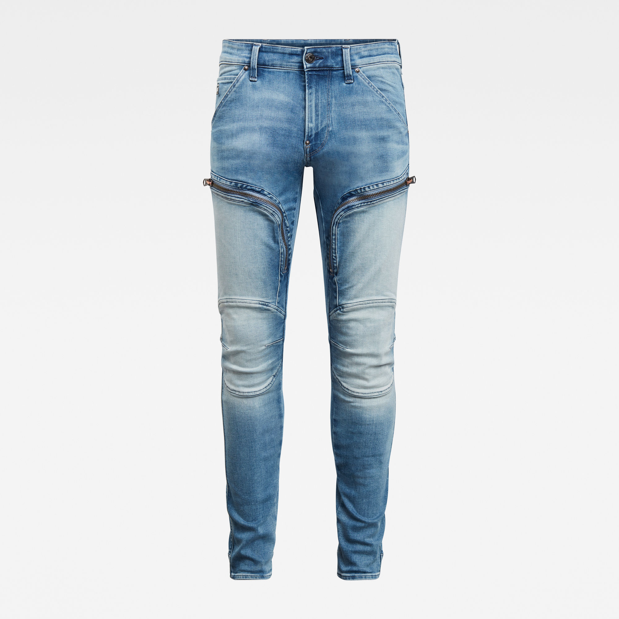 Air Defence Zip Skinny Jeans | Light blue | G-Star RAW®