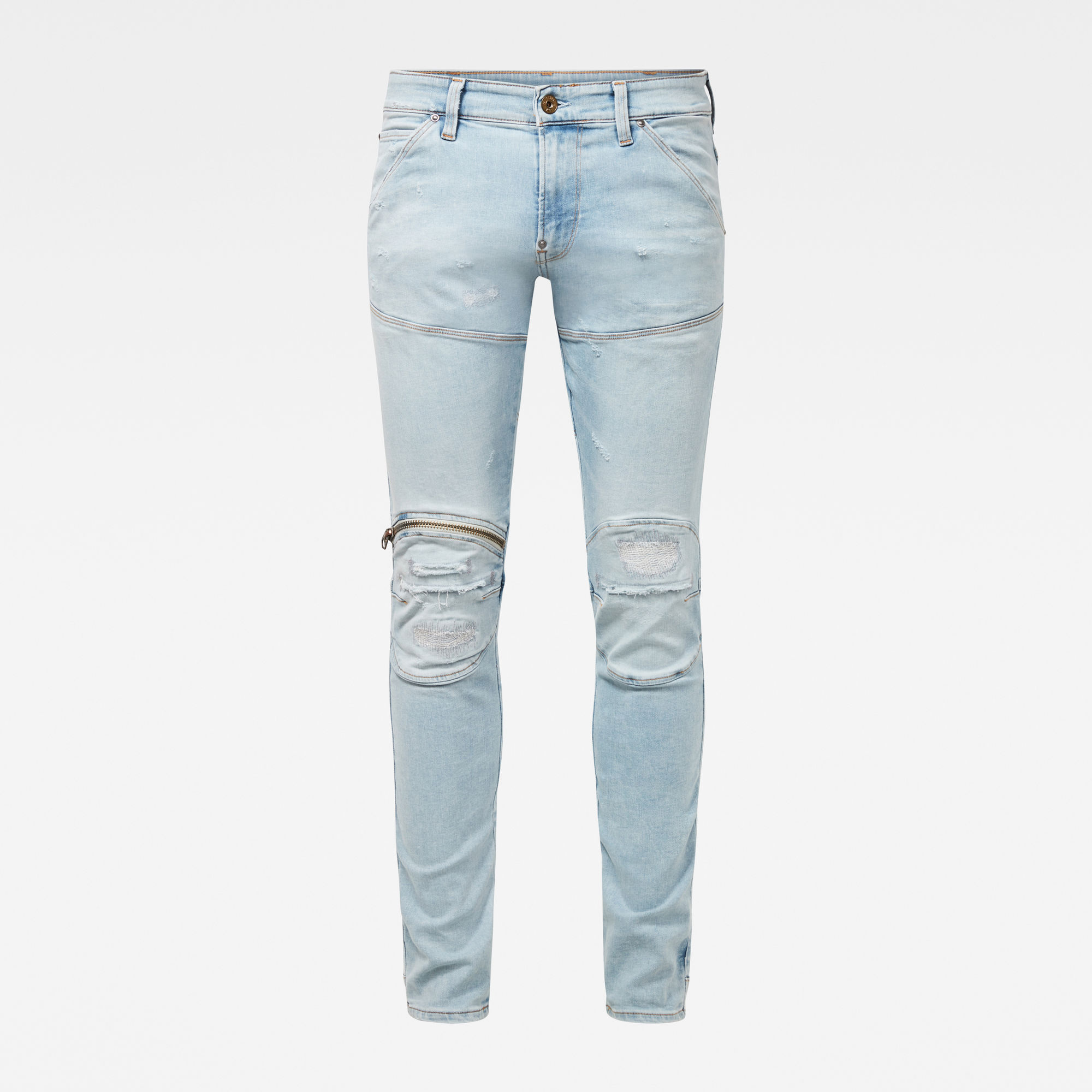 5620 3D Zip Knee Skinny Jeans | Light blue | G-Star RAW®