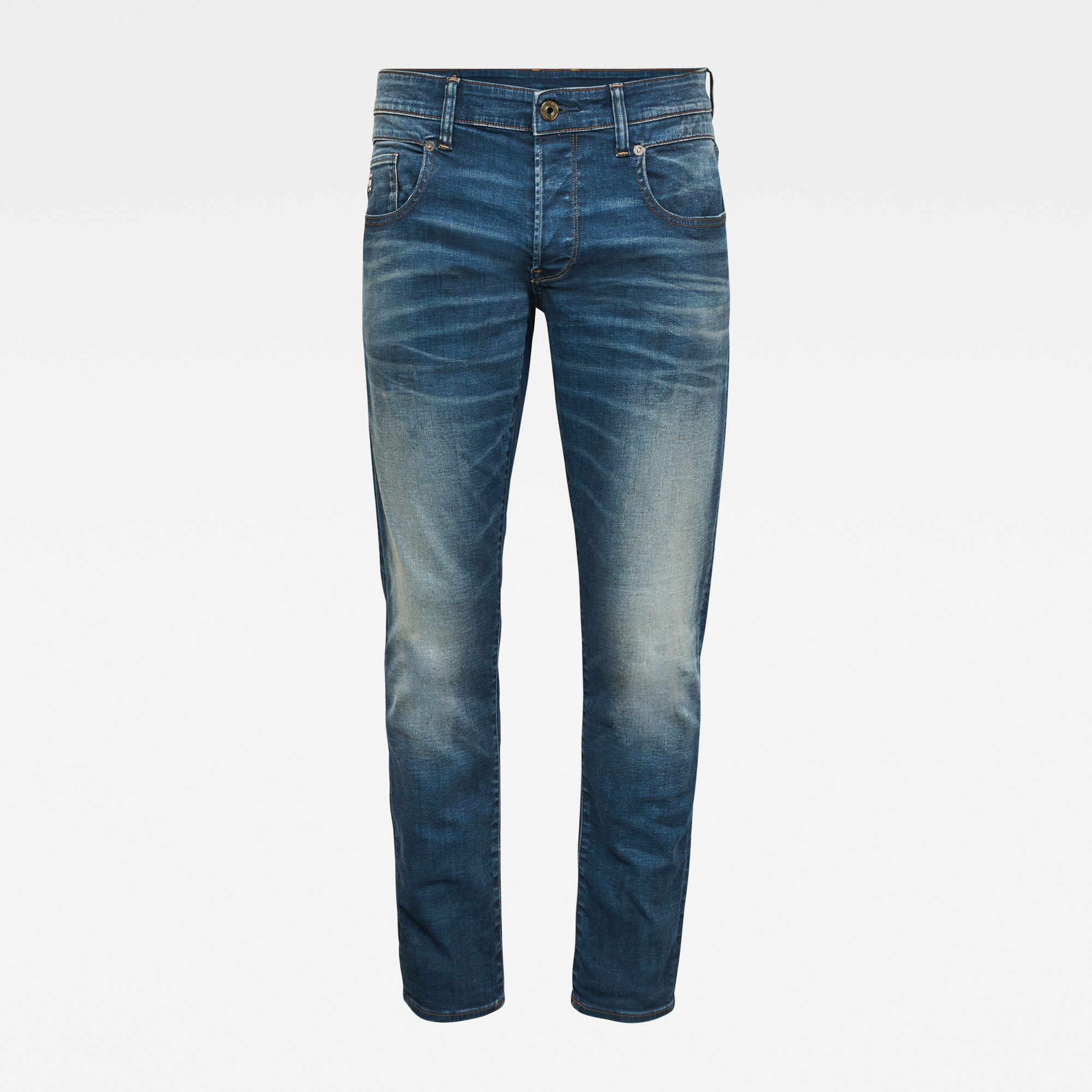 Radar Zip Straight Tapered Jeans | Medium blue | G-Star RAW®