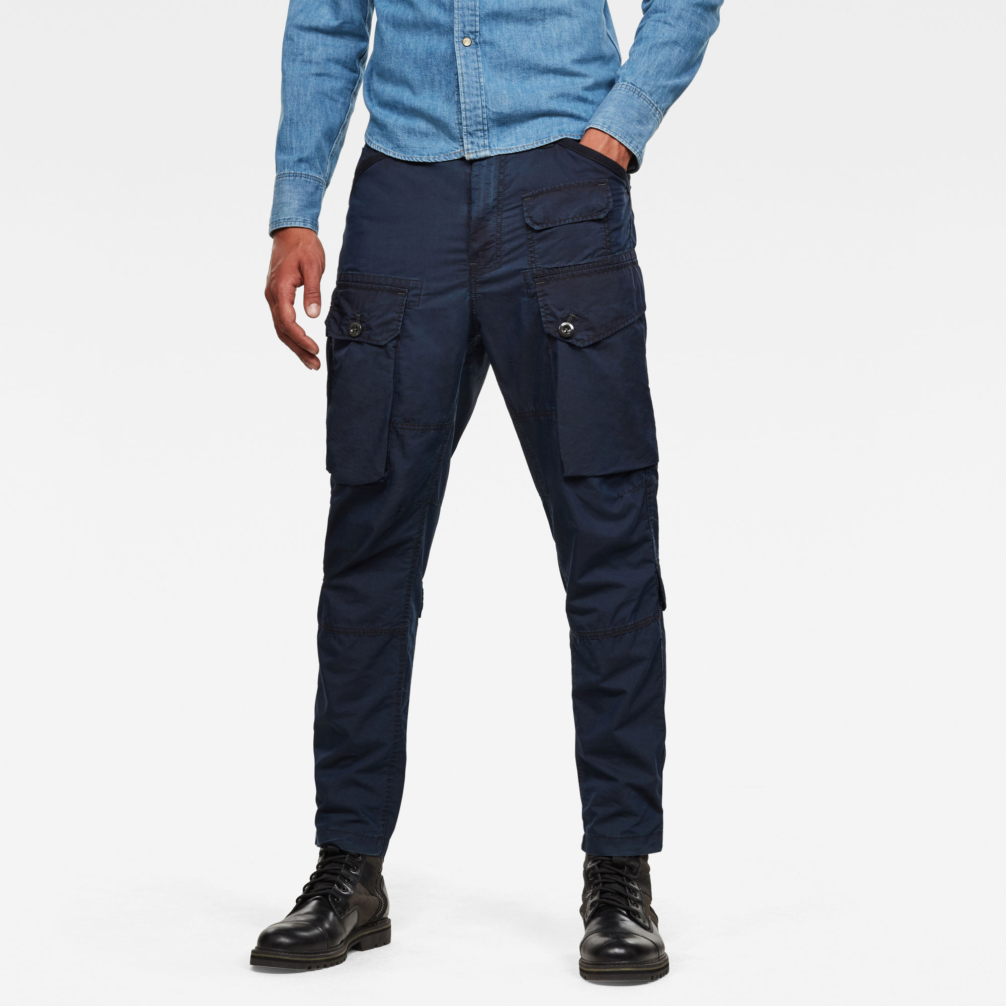 tapered cargo pants mens