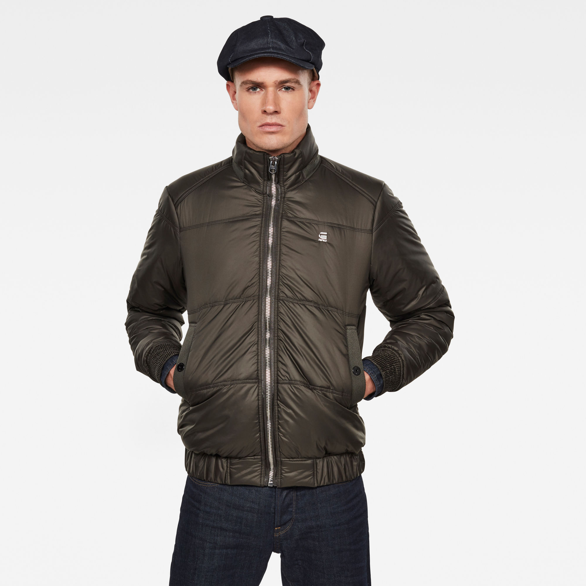 Meefic Quilted Jacket Grey GStar RAW®