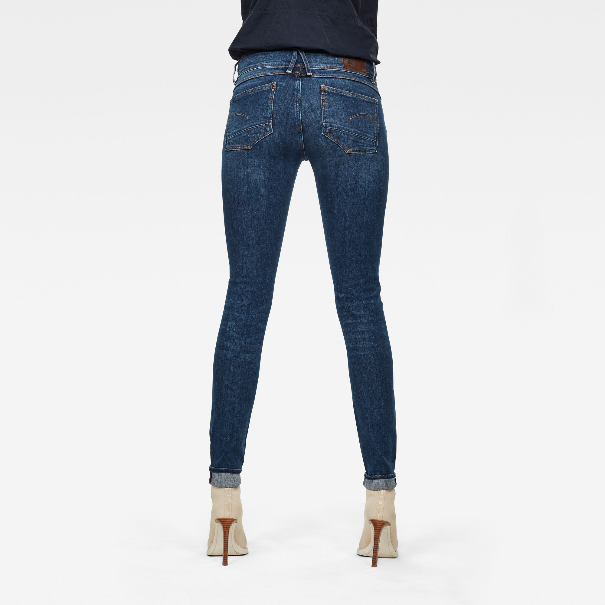 Lynn Mid Skinny Jeans Medium Blue G Star Raw®