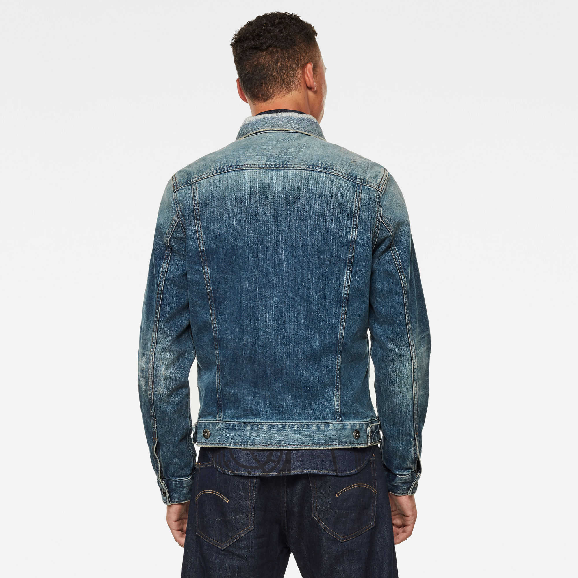 Scutar Slim Jacket C | Medium blue | G-Star RAW®