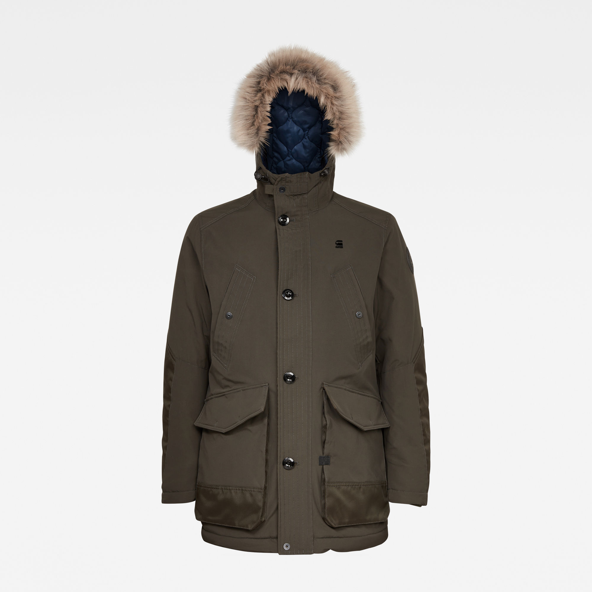 Vodan pdd hdd faux fur parka | Asfalt | G-Star RAW®