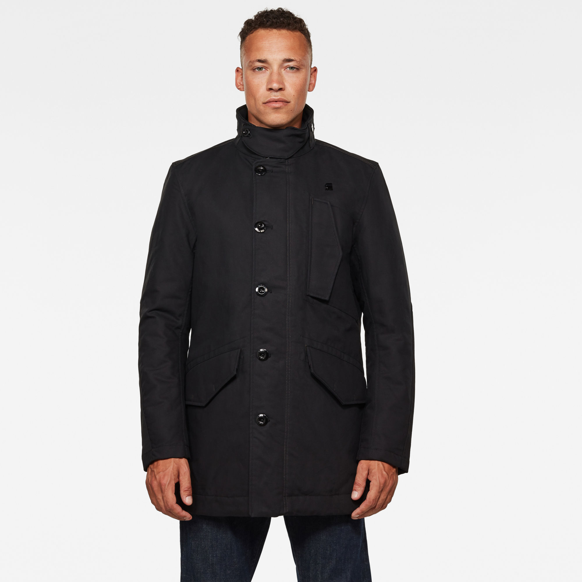 Scutar Utility Padded Trench | Black | G-Star RAW® LT