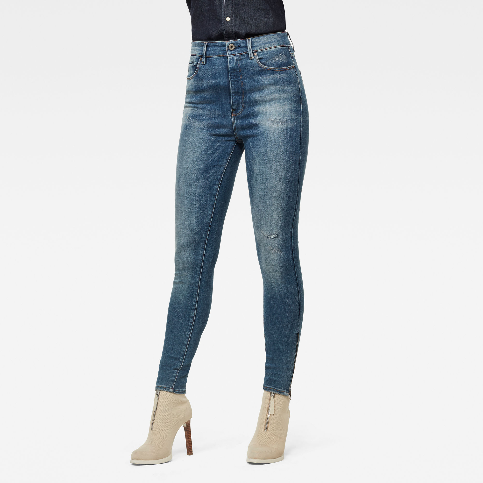 G-Star Shape High Super Skinny Ankle Jeans | G-Star RAW®