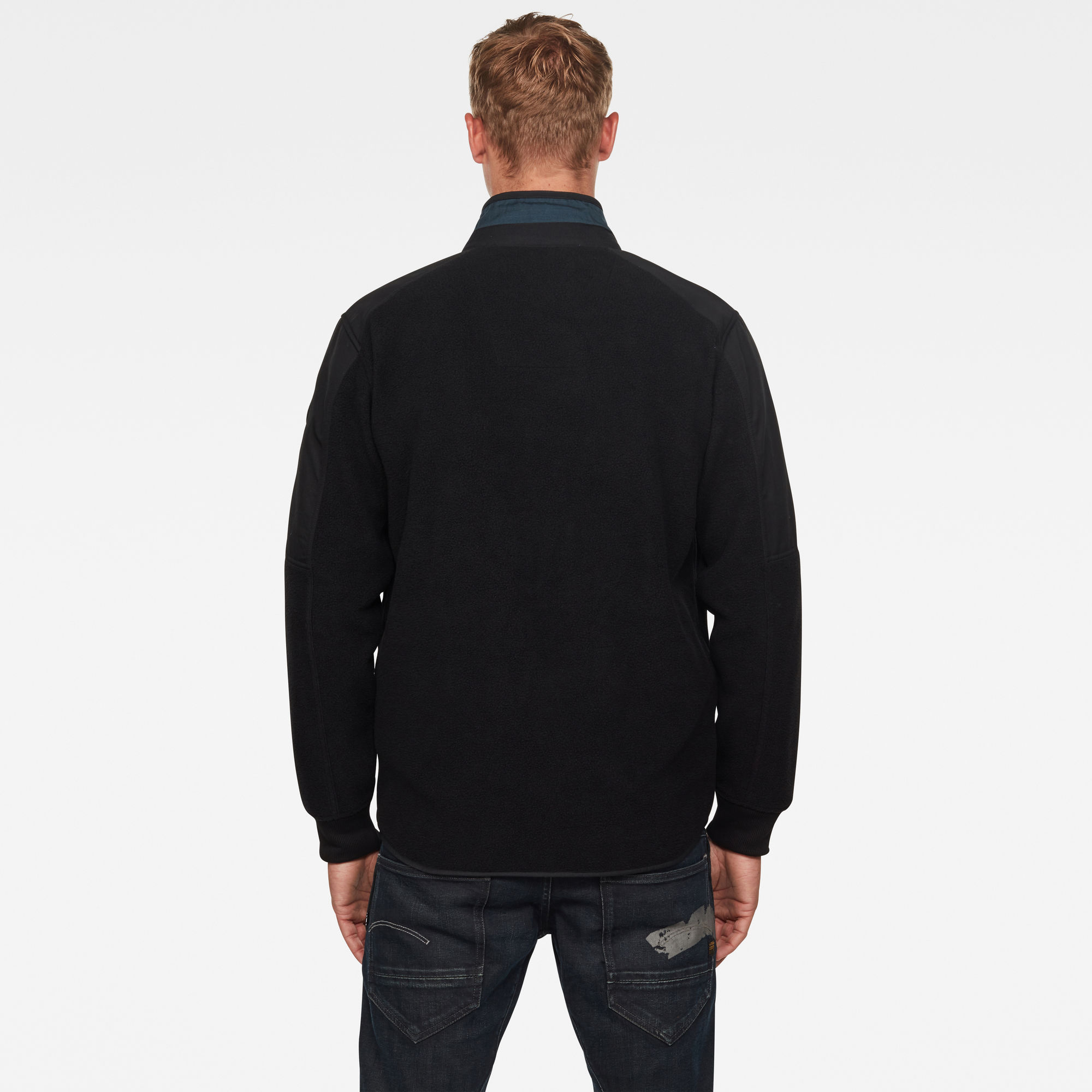 Tech Fleece Zip Through Sweater | Black | G-Star RAW®