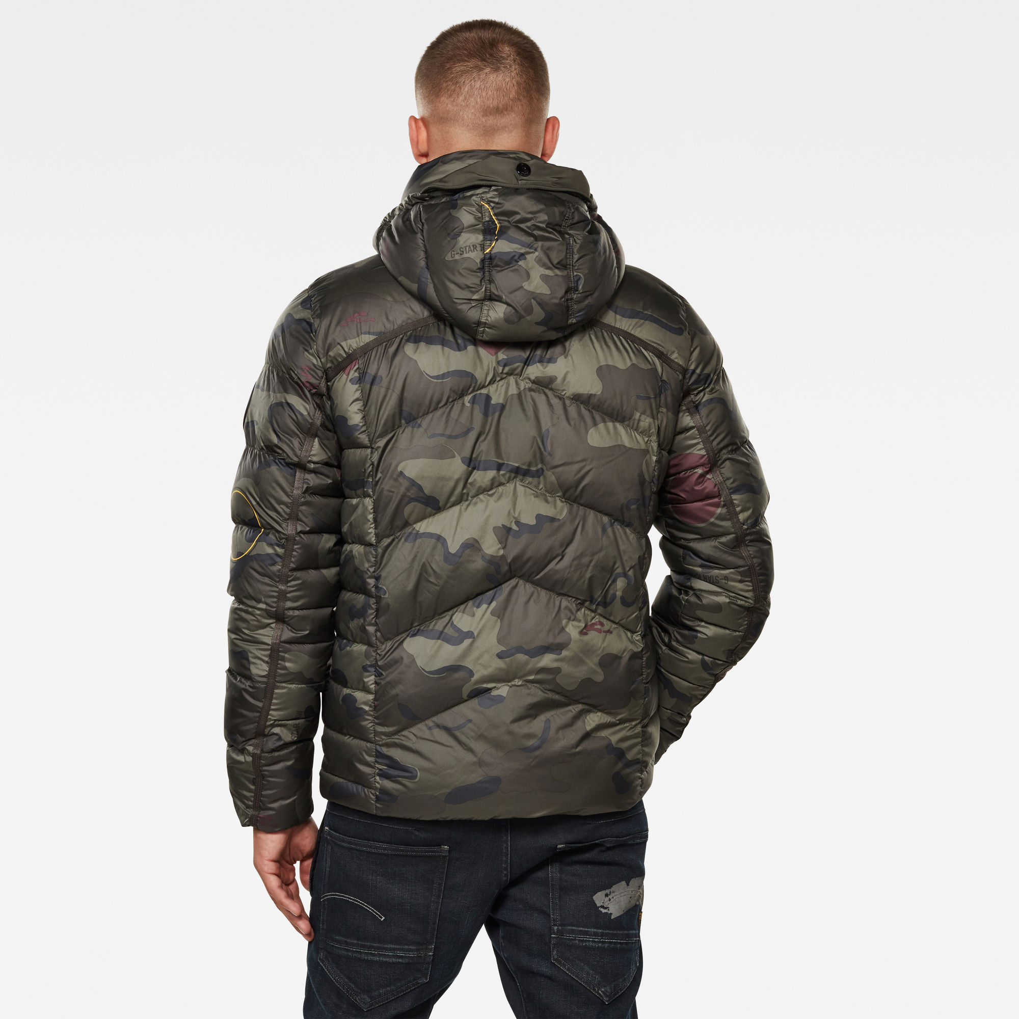 Whistler Hooded Puffer Jacket | Green | G-Star RAW®